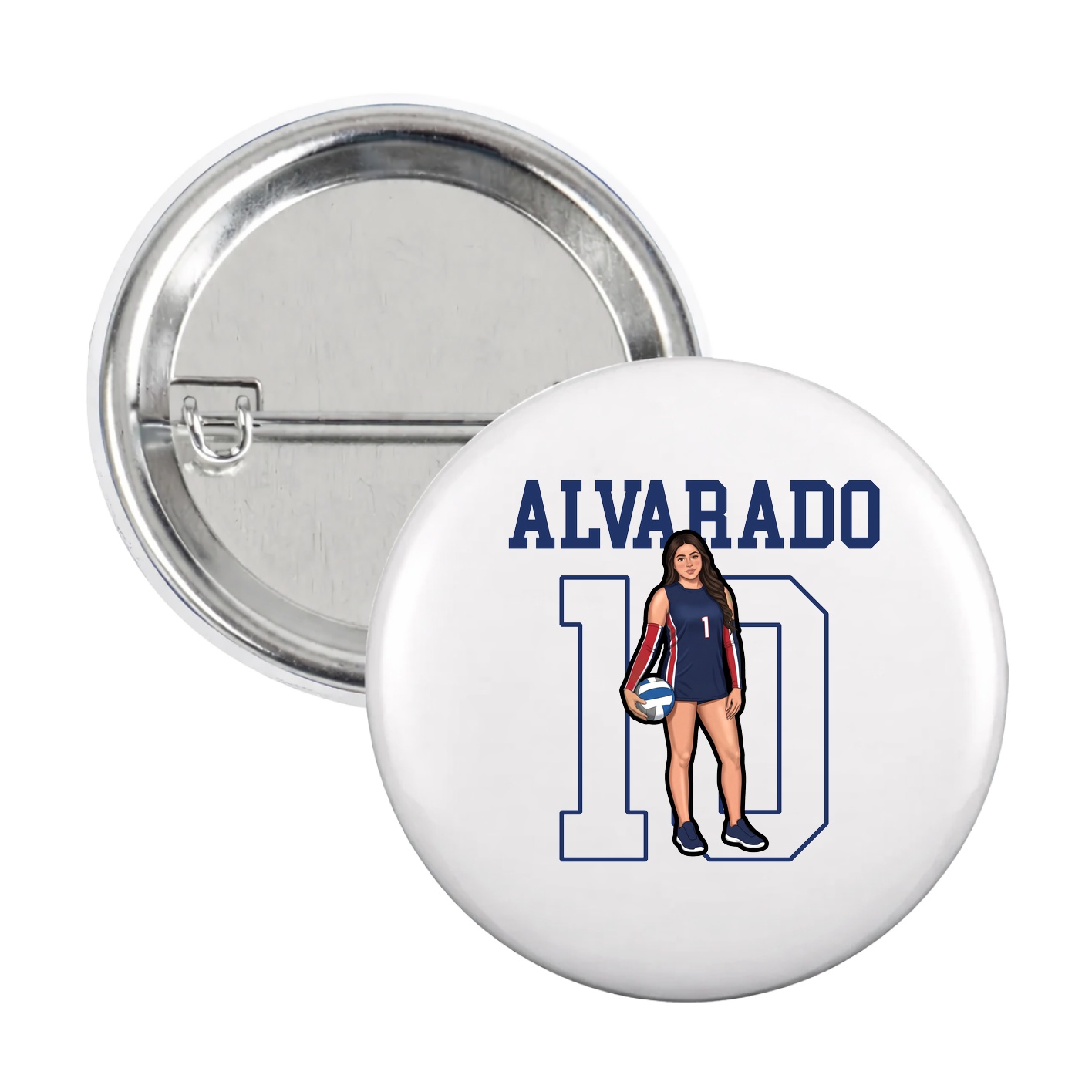 Game Day Button — Shirsey in White