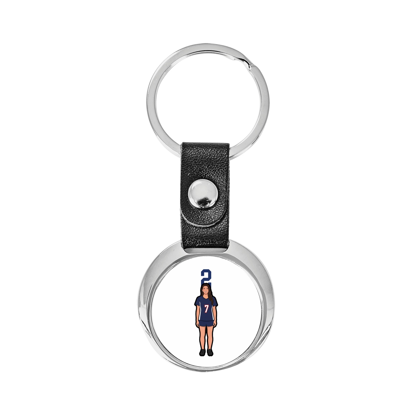 Key Chain — Number Top in Classic