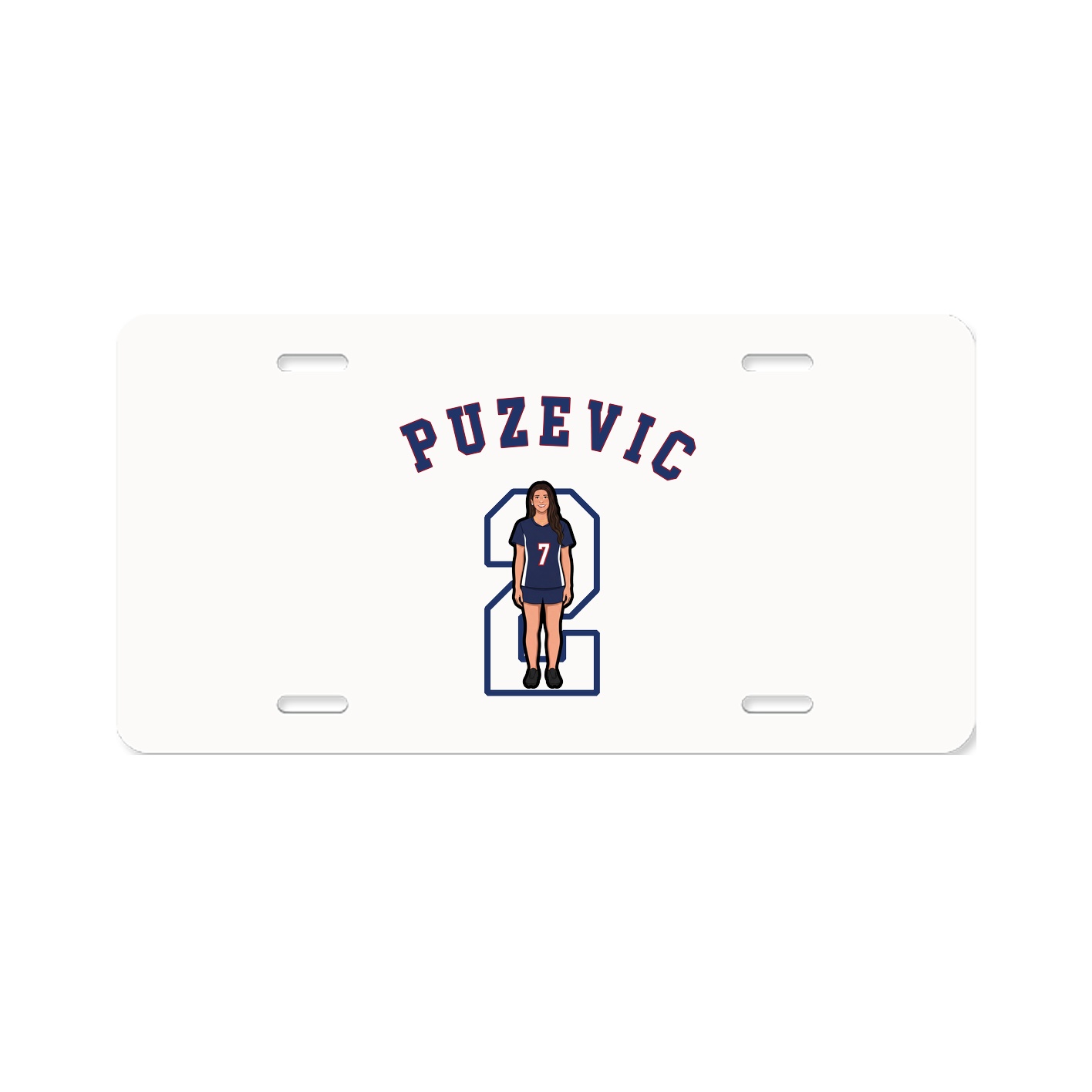 License Plate — Shirsey Arch in Classic