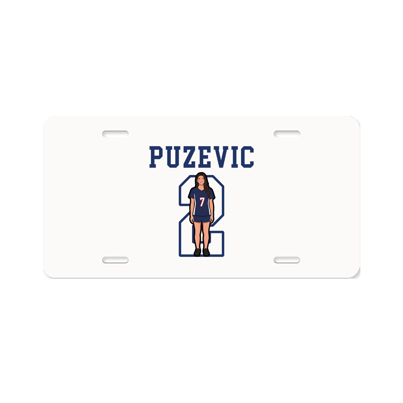License Plate — Shirsey in Classic