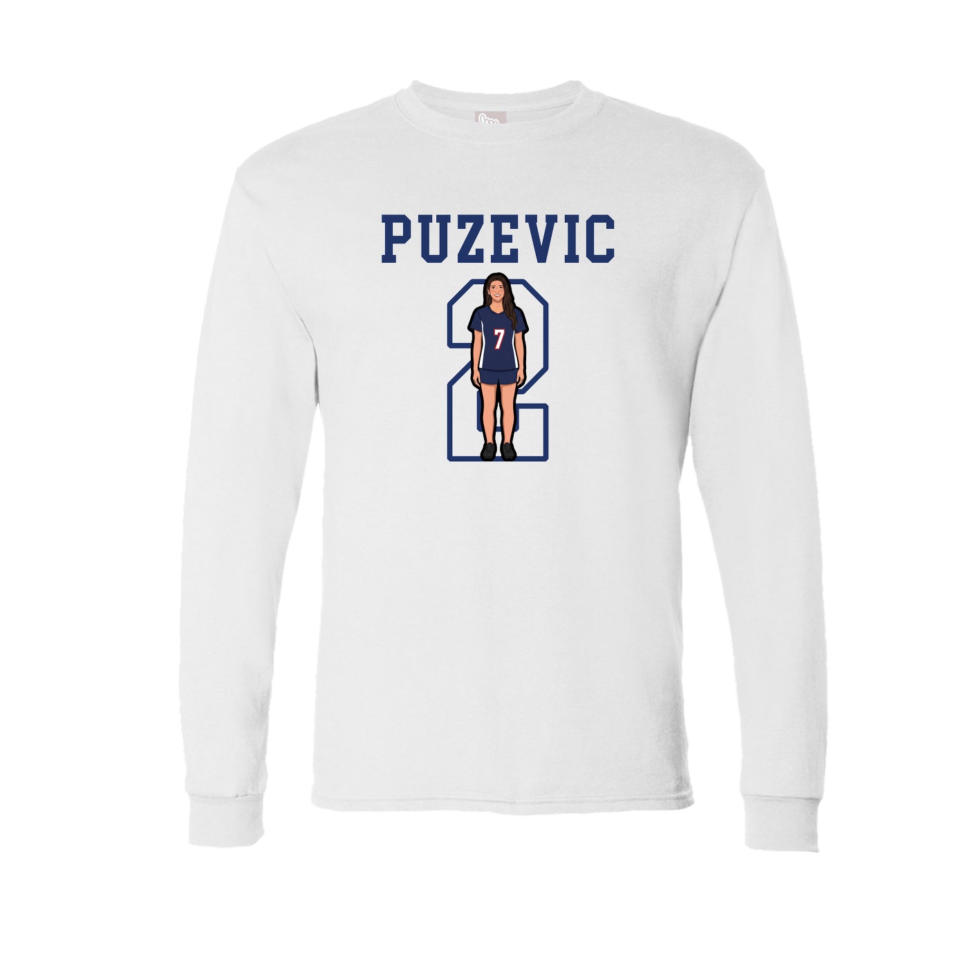 Long Sleeve Tee — Shirsey in White