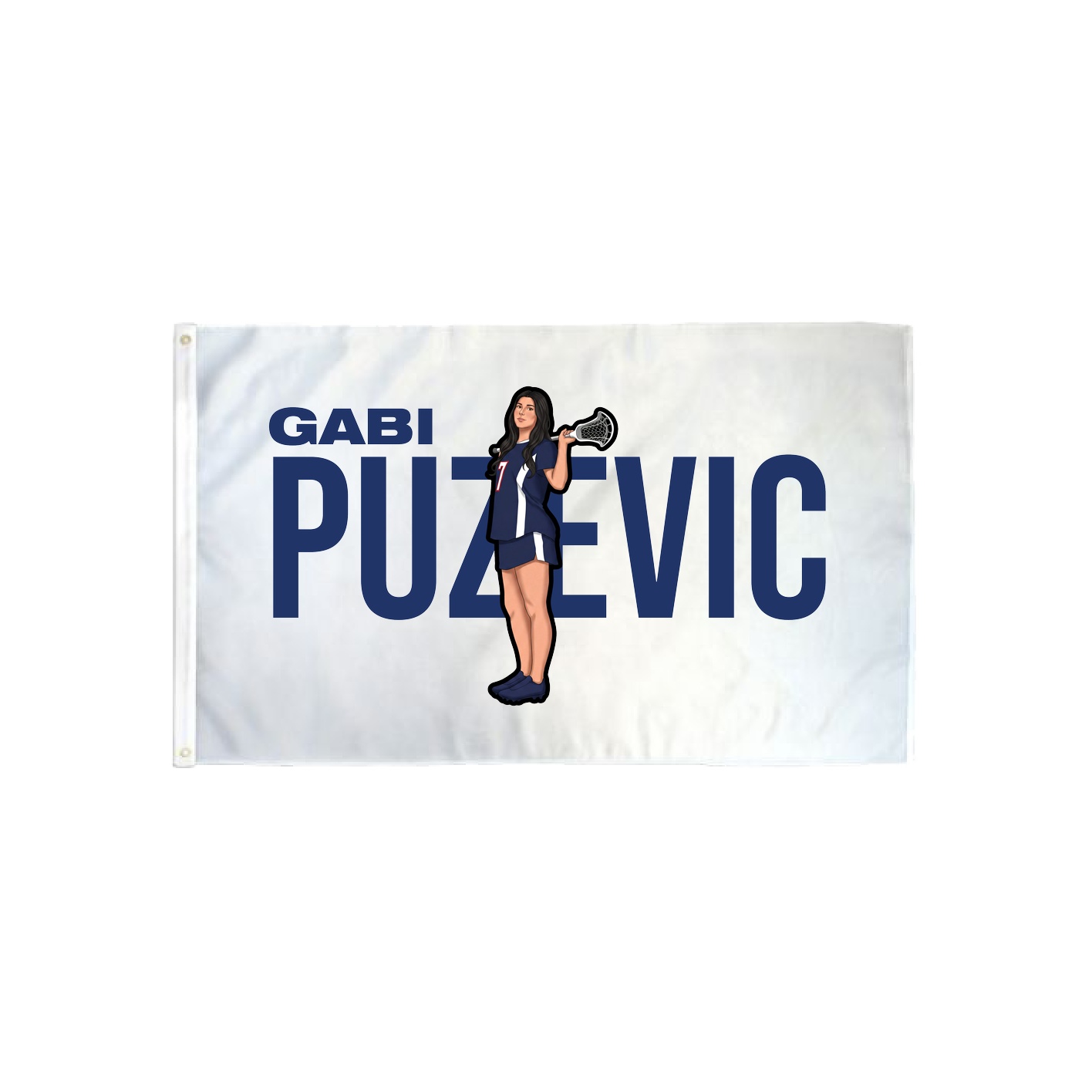 3x5 Flag — Player Name in Classic