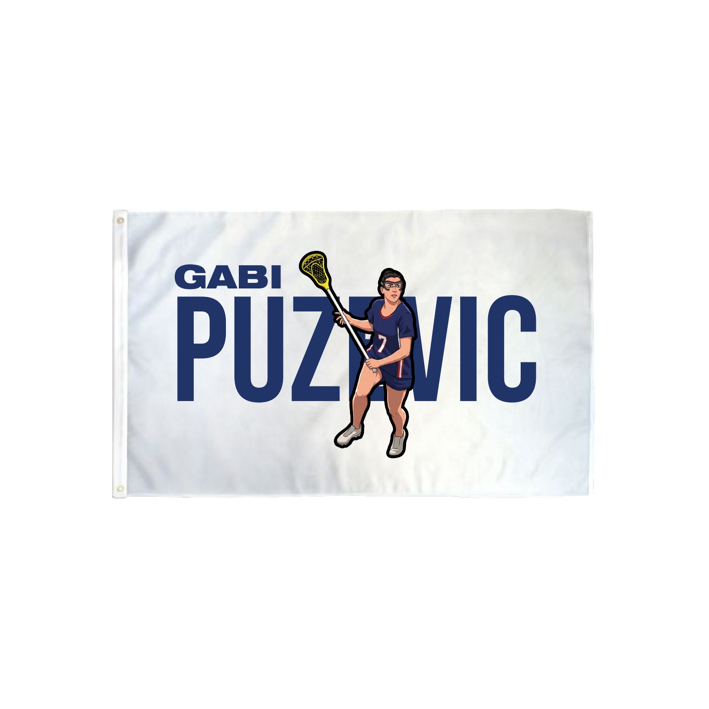 3x5 Flag — Player Name in Classic