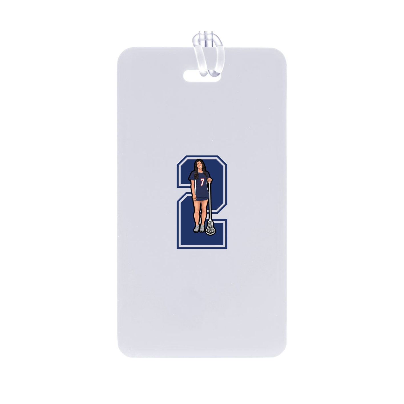 Bag Tag — Number in Classic