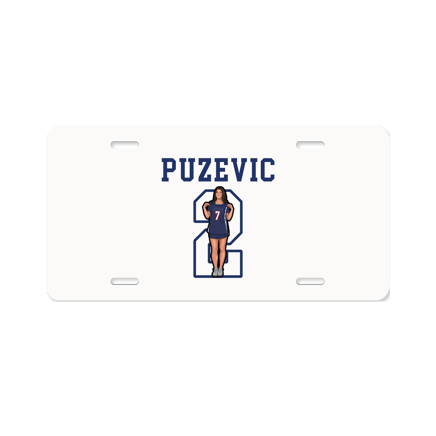 License Plate — Shirsey in Classic