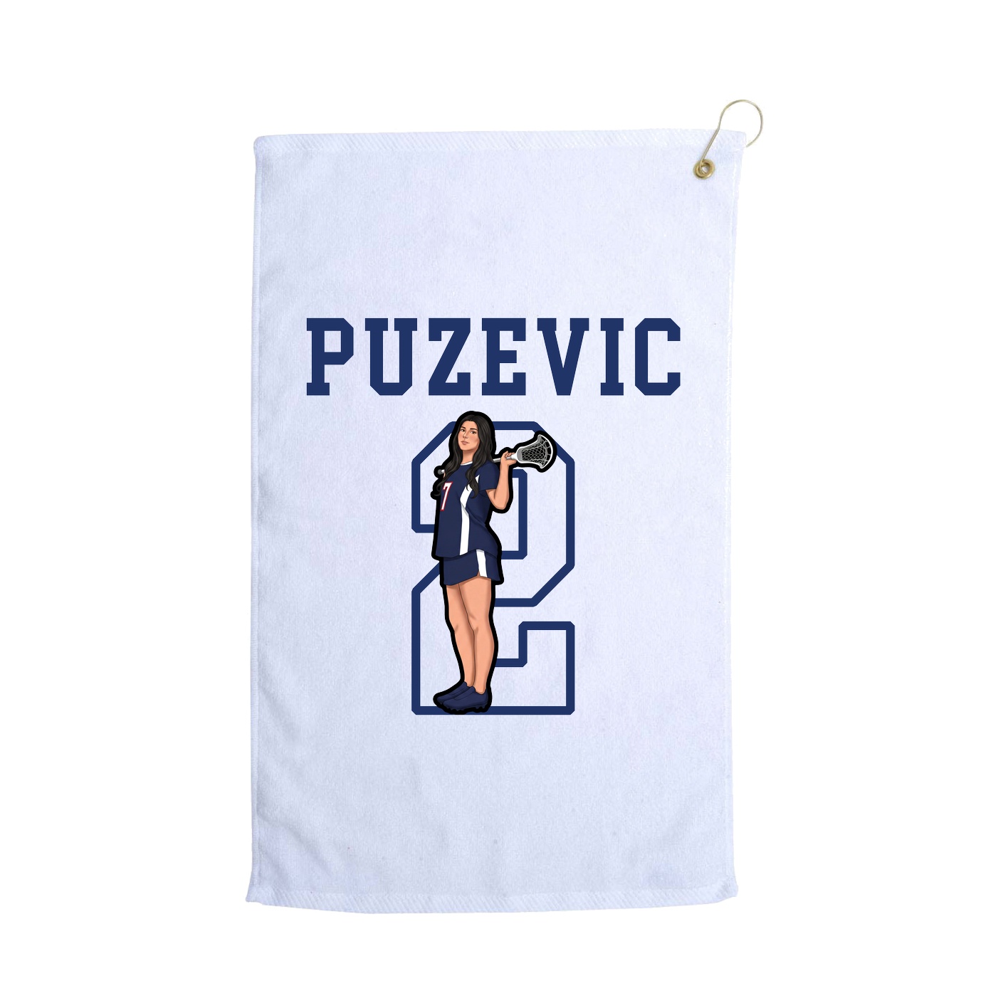 Golf Towel — Shirsey in White