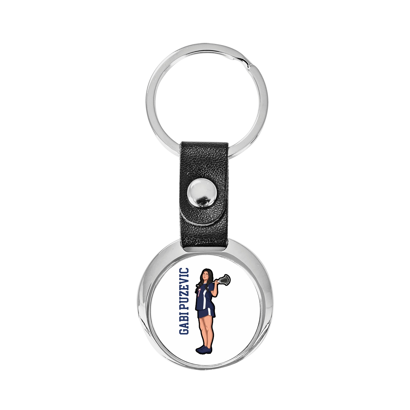 Key Chain — Name Vertical in Classic