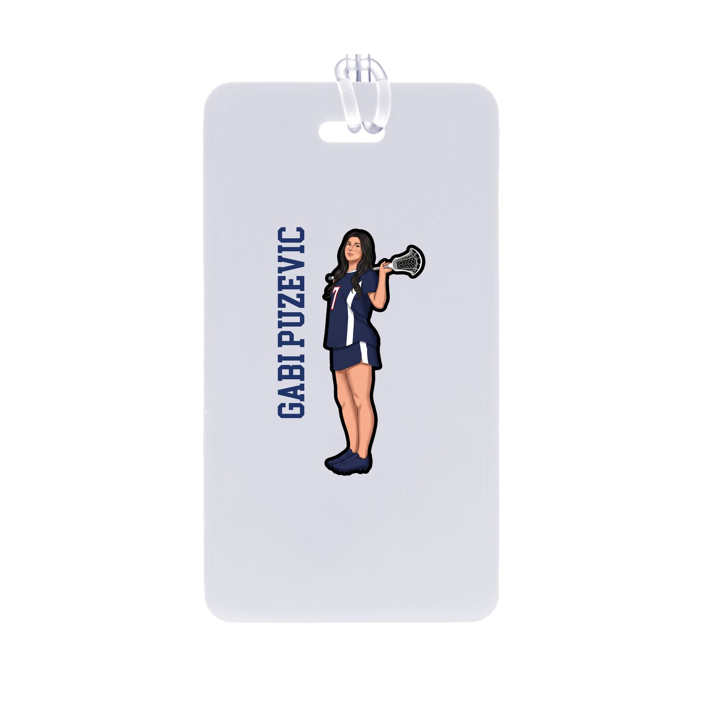 Bag Tag — Name Vertical in Classic