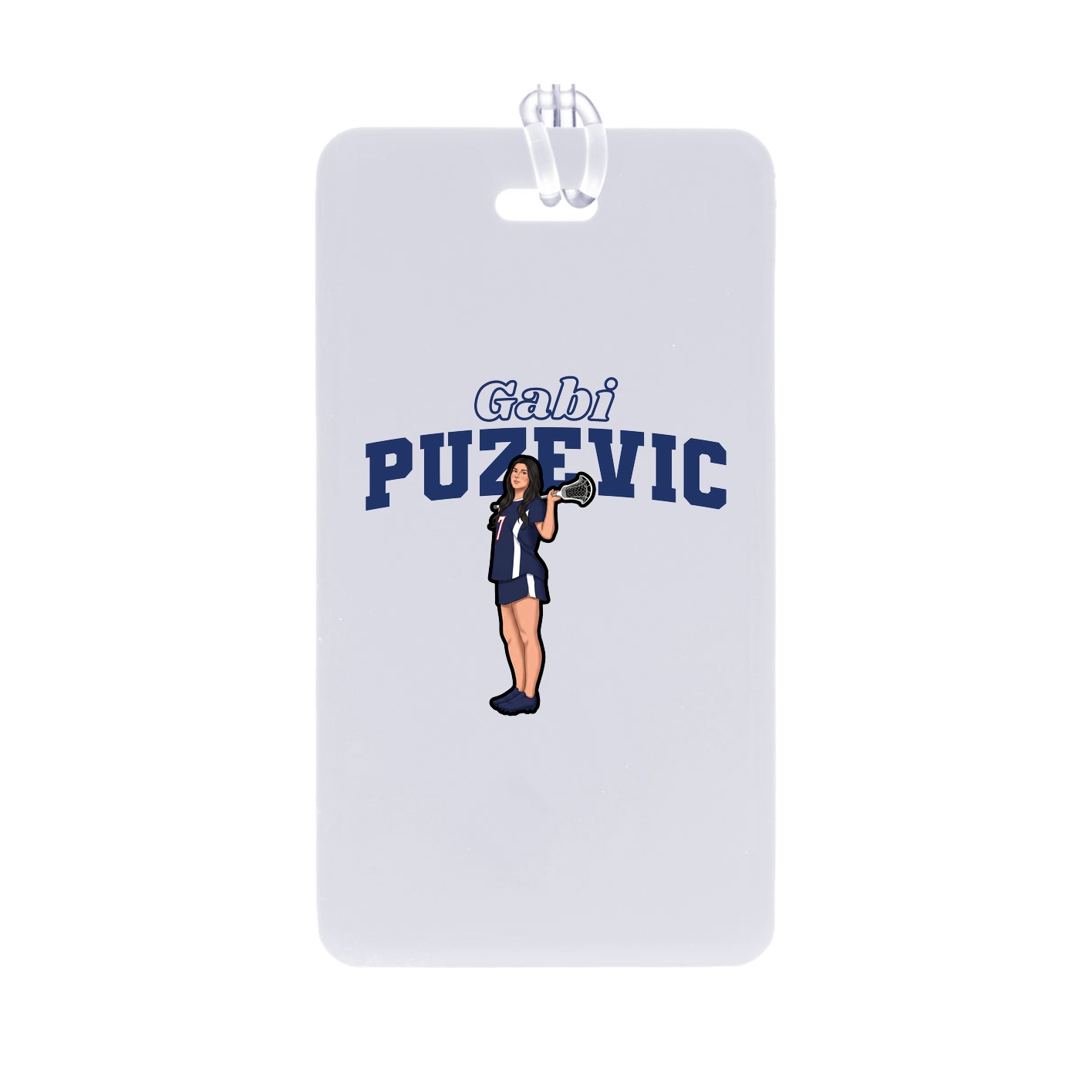 Bag Tag — Name Arch in Classic