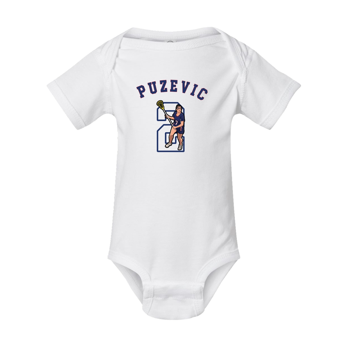 Baby Onesie — Shirsey Arch in White