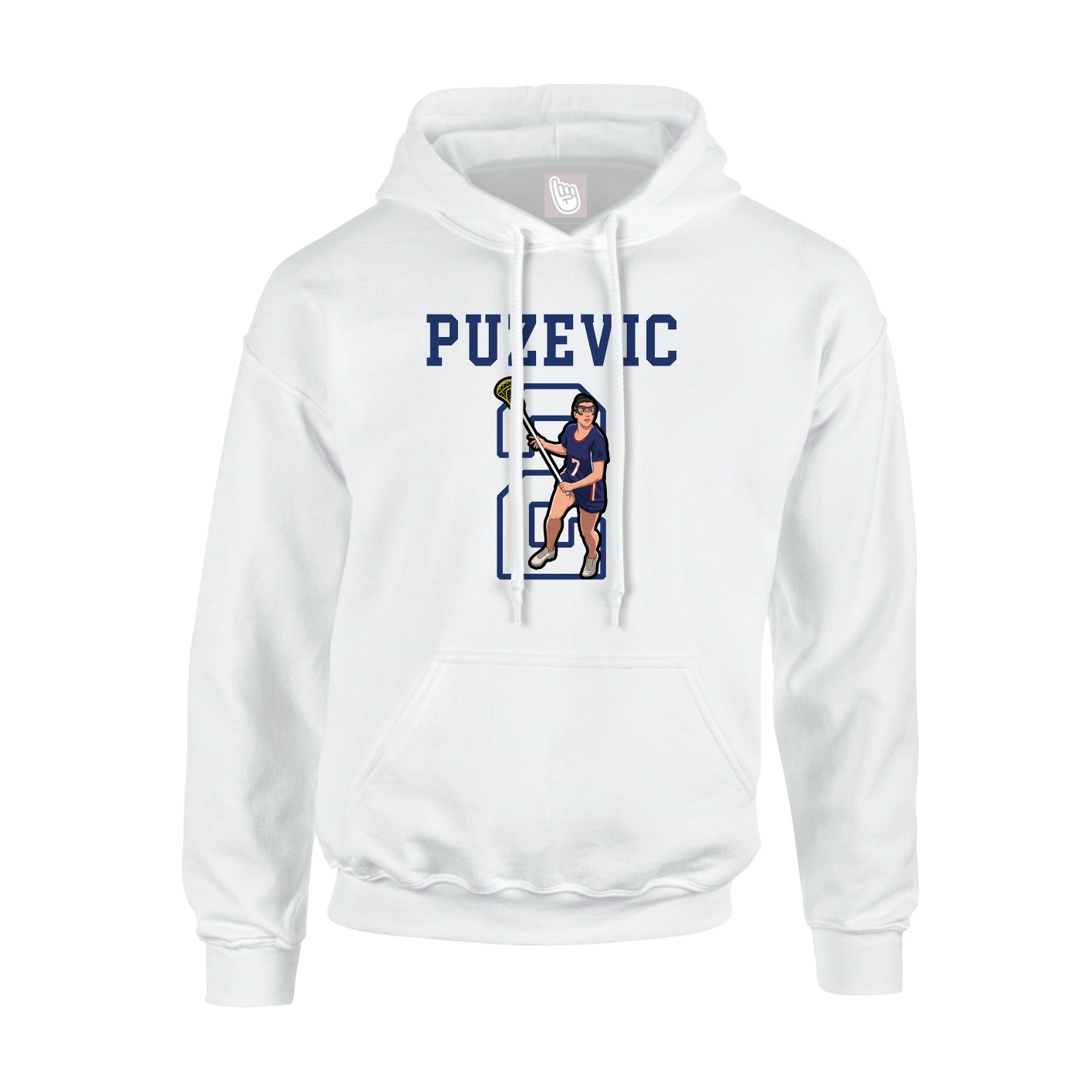 Hoodie — Shirsey in White