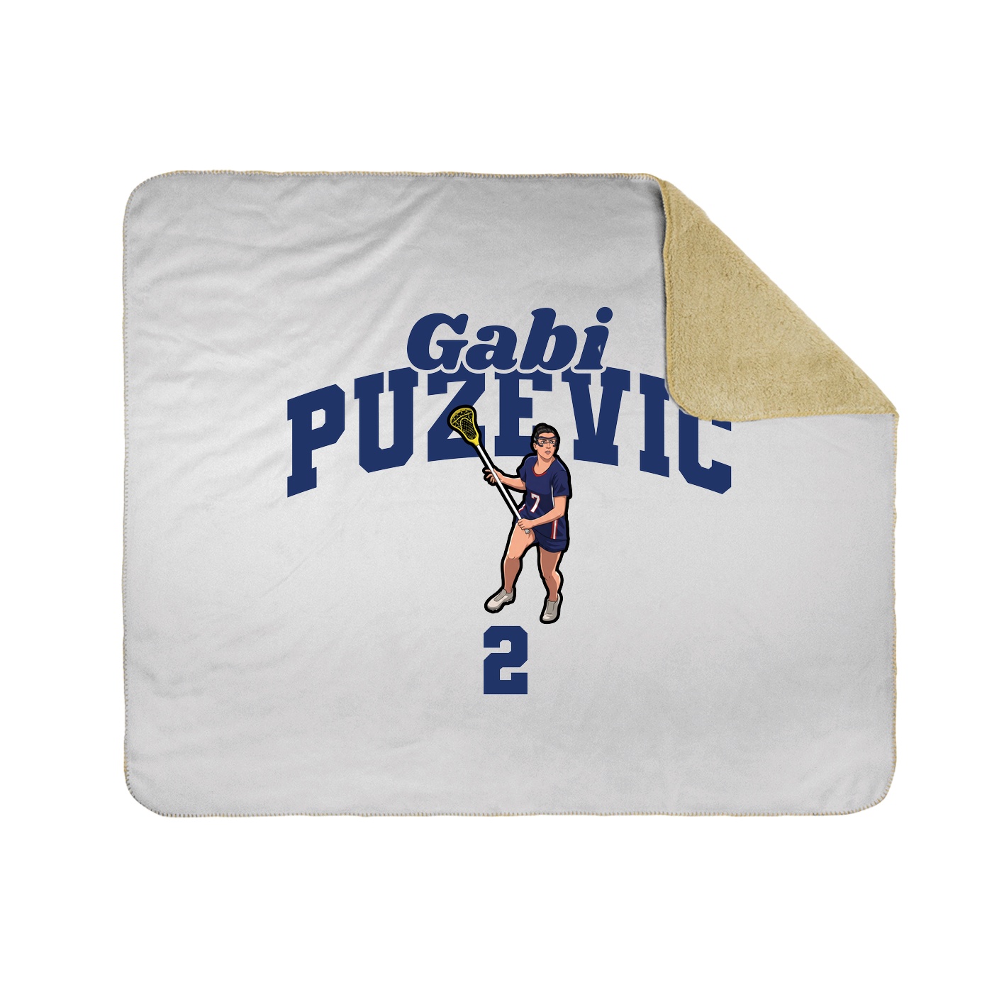 Throw Blanket — Signature Arch in White