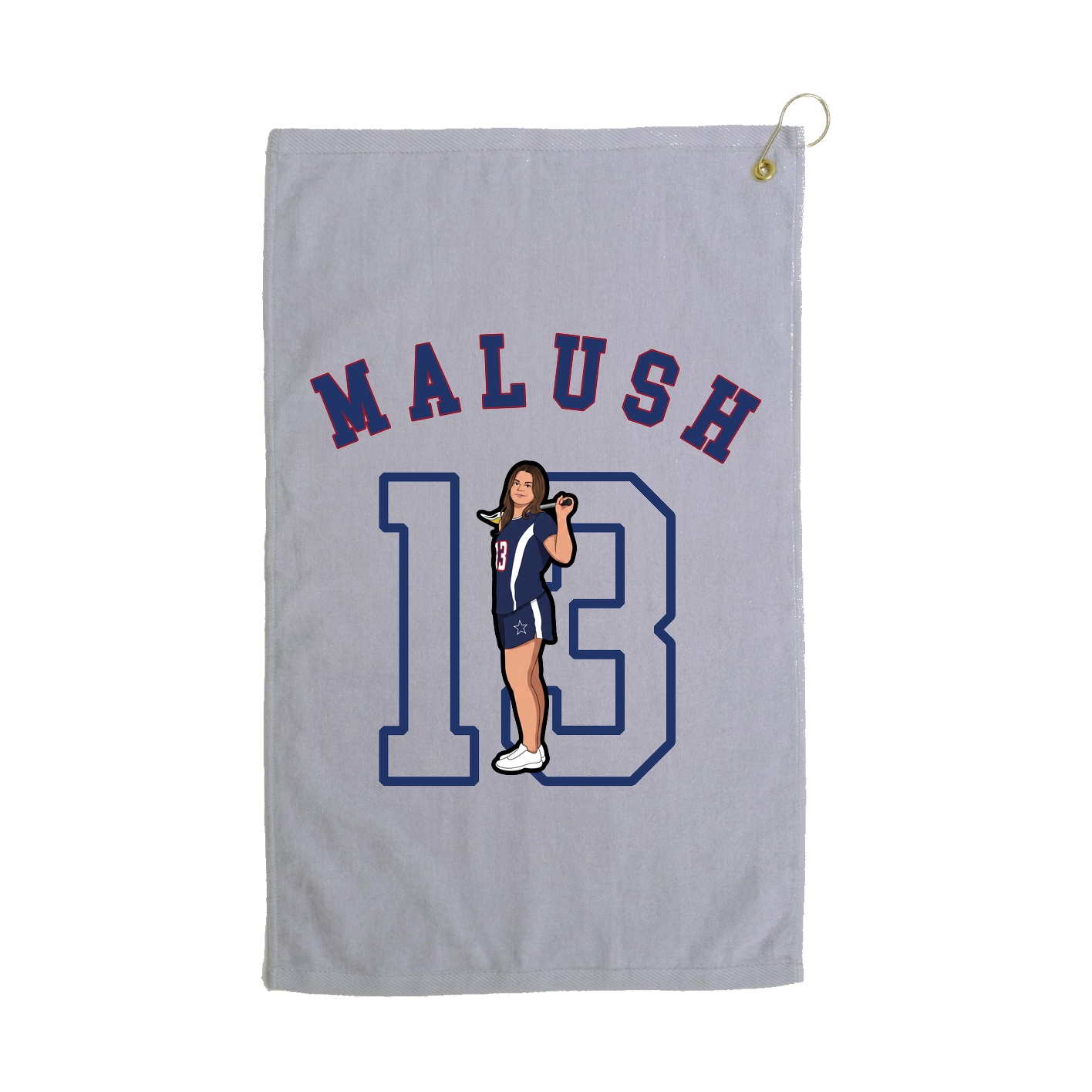 Golf Towel — Shirsey Arch in Grey
