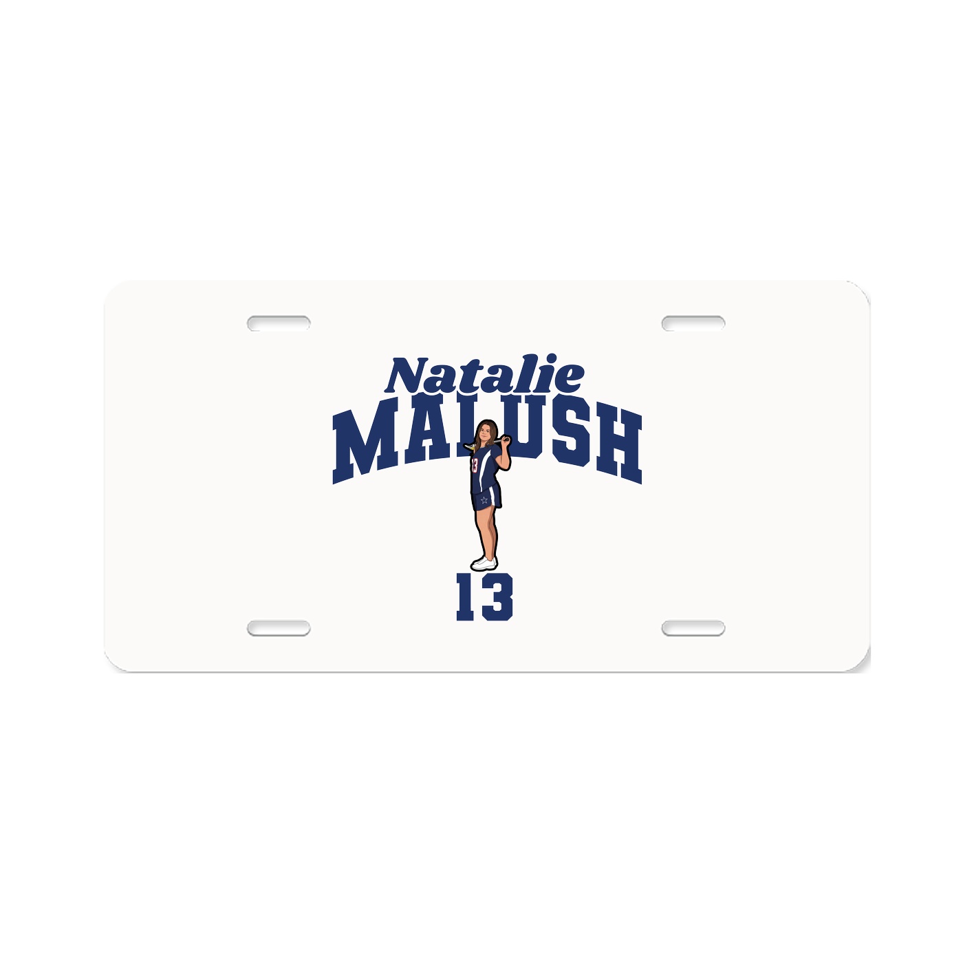 License Plate — Signature Arch in Classic