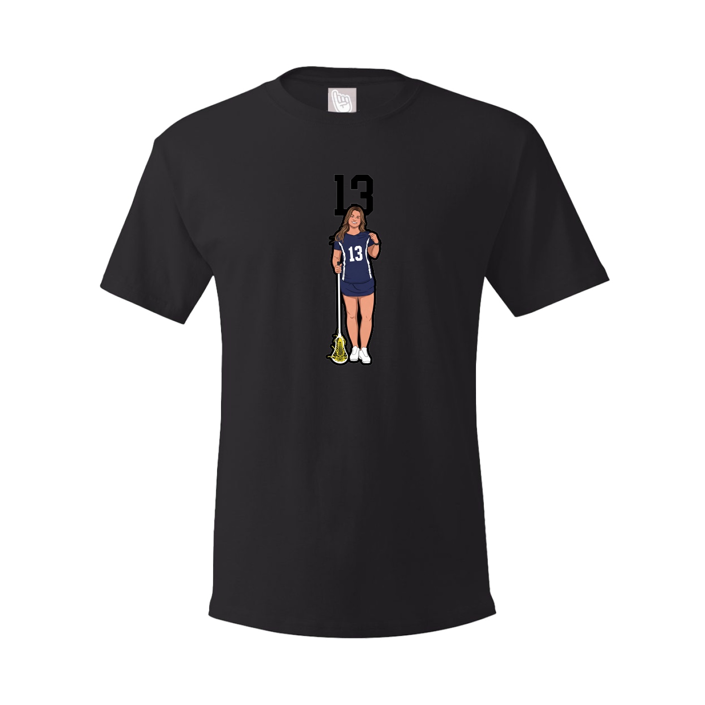 Tee — Number Top in Black