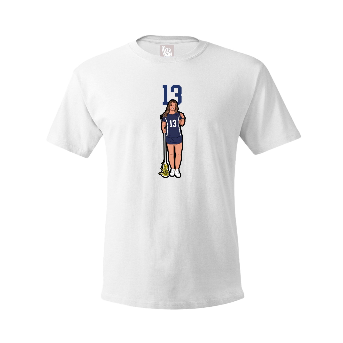 Tee — Number Top in White