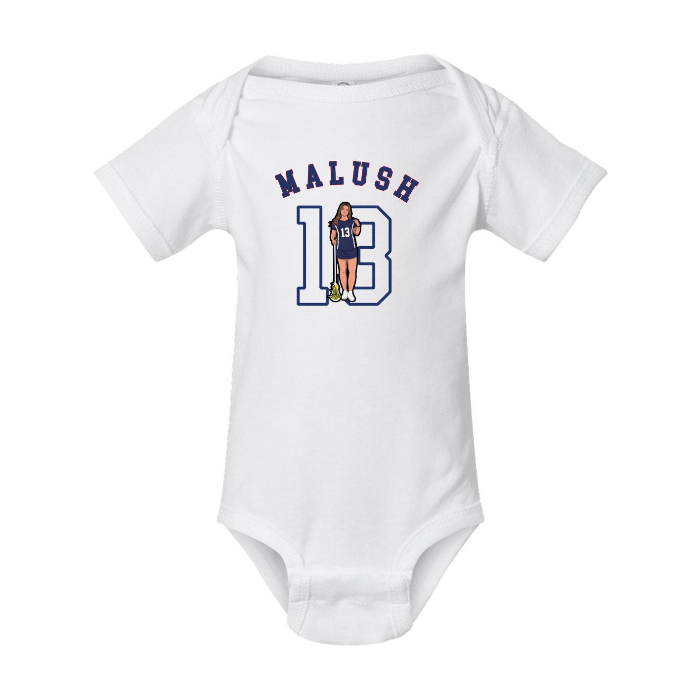 Baby Onesie — Shirsey Arch in White