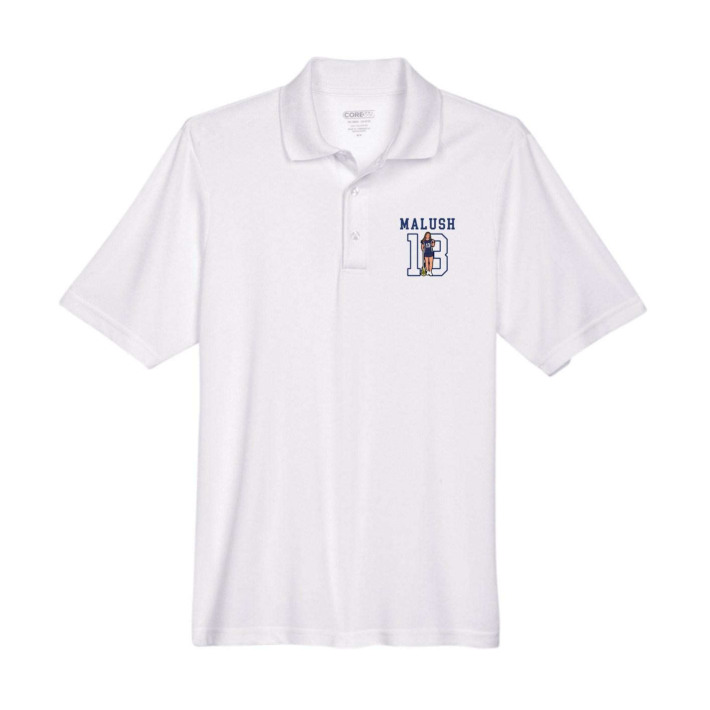Performance Polo — Shirsey in White