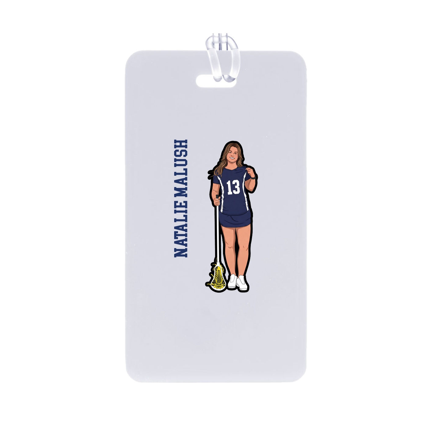 Bag Tag — Name Vertical in Classic