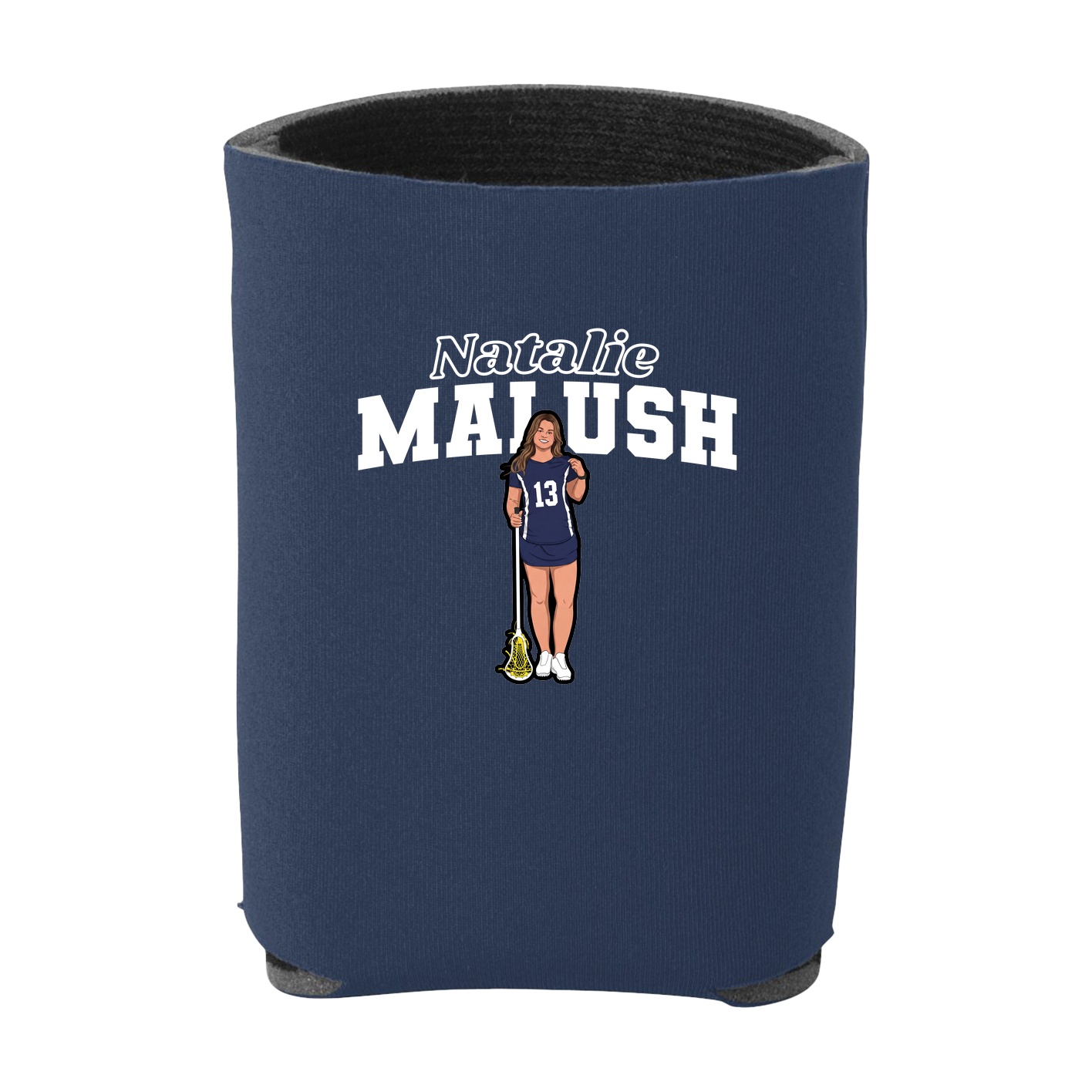 Can Holder — Name Arch in Navy