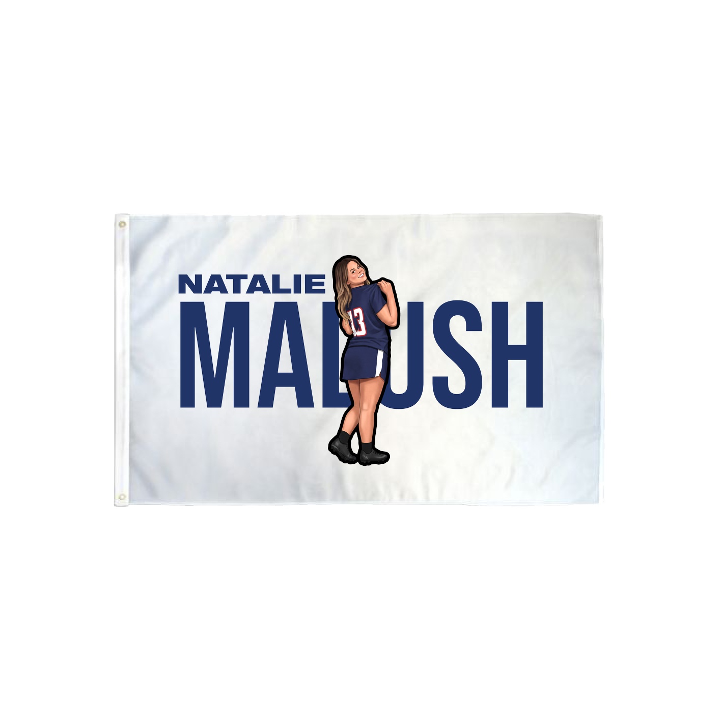 3x5 Flag — Player Name in Classic