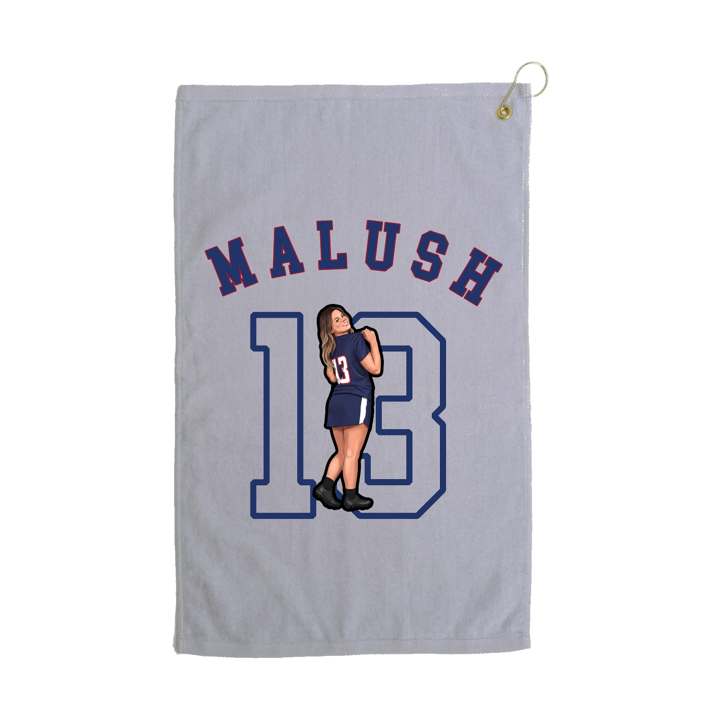 Golf Towel — Shirsey Arch in Grey