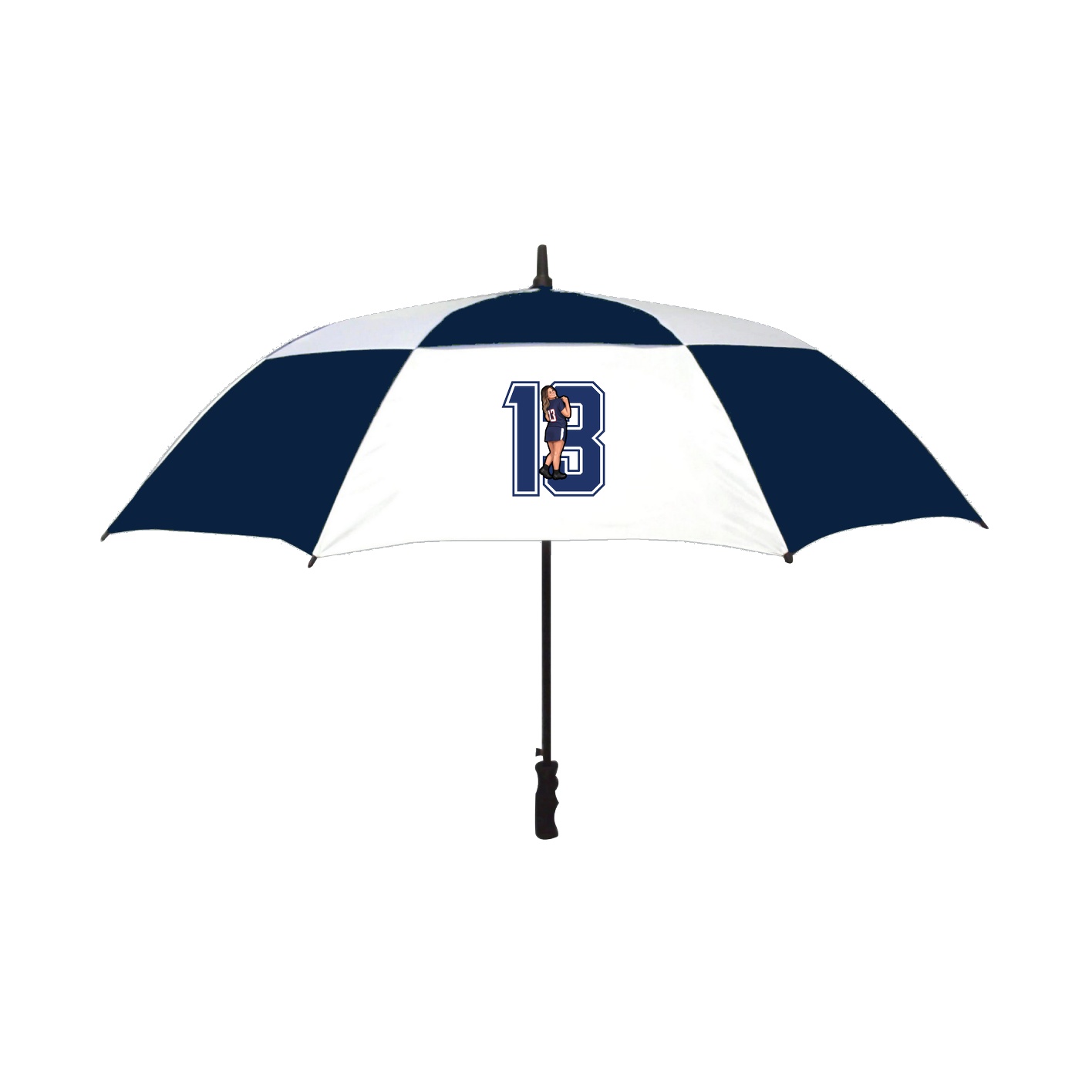 Golf Umbrella — Number in Navy