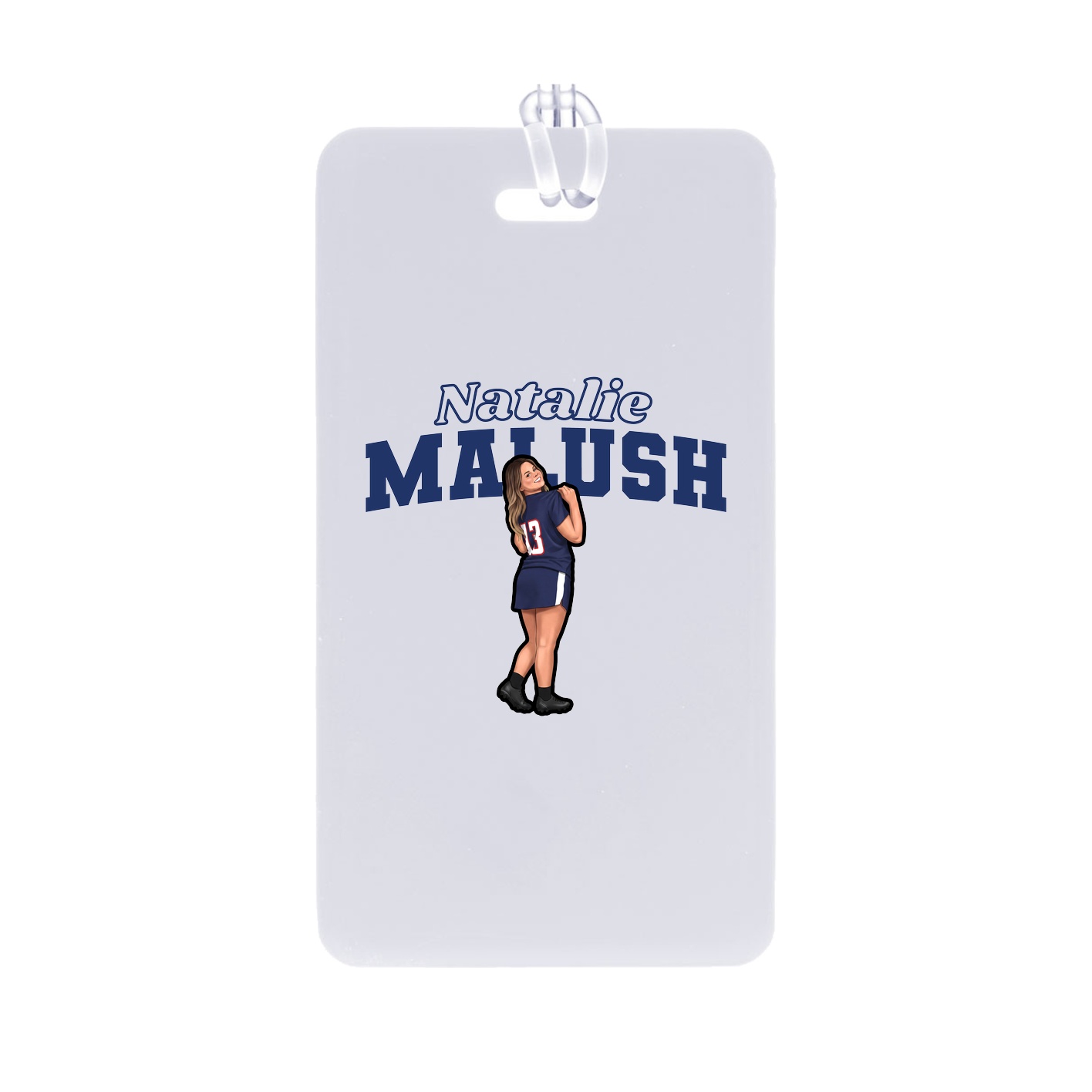 Bag Tag — Name Arch in Classic