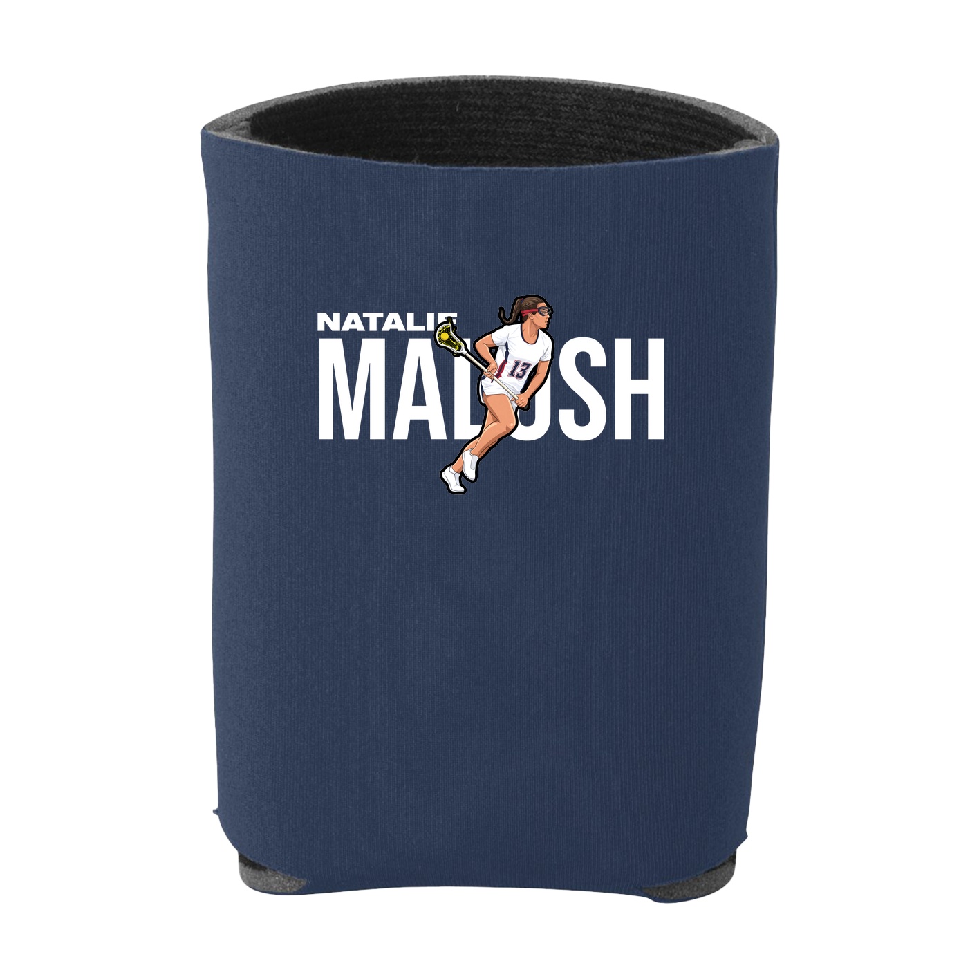 Can Holder — Player Name in Navy