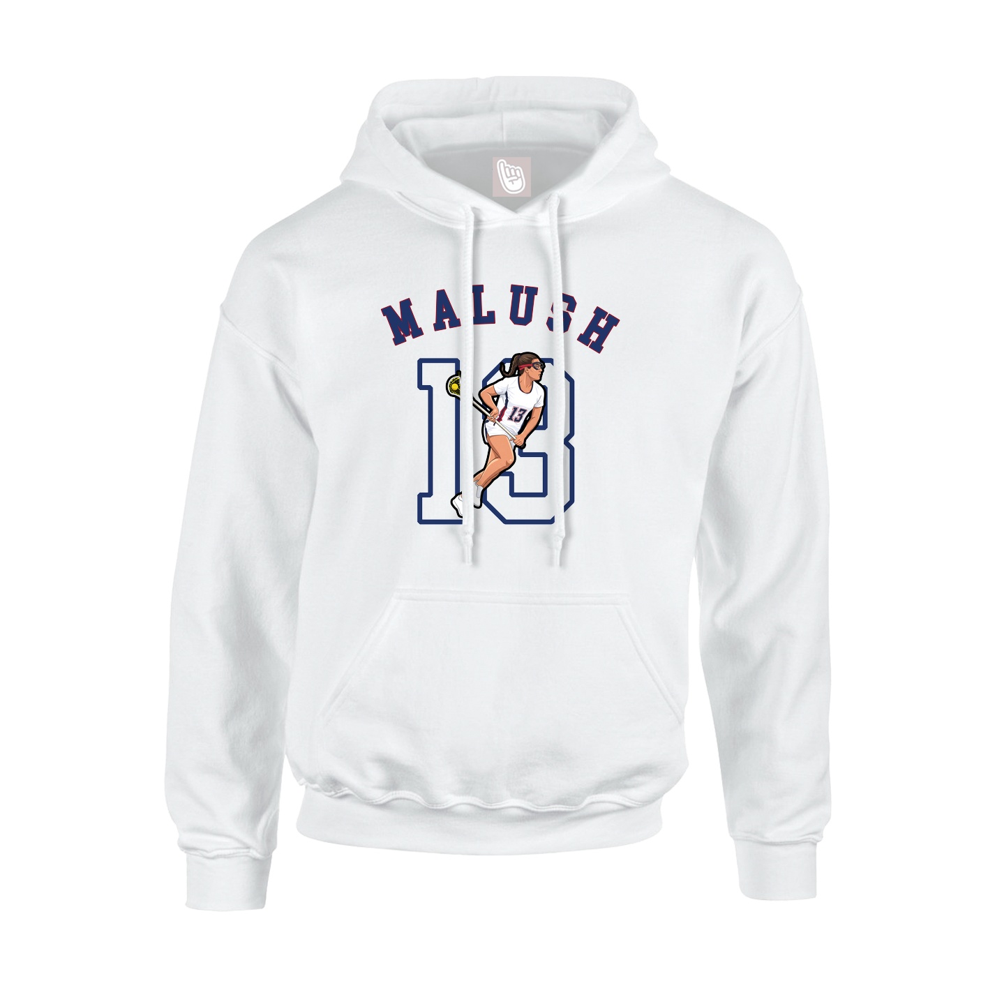 Youth Hoodie — Shirsey Arch in White