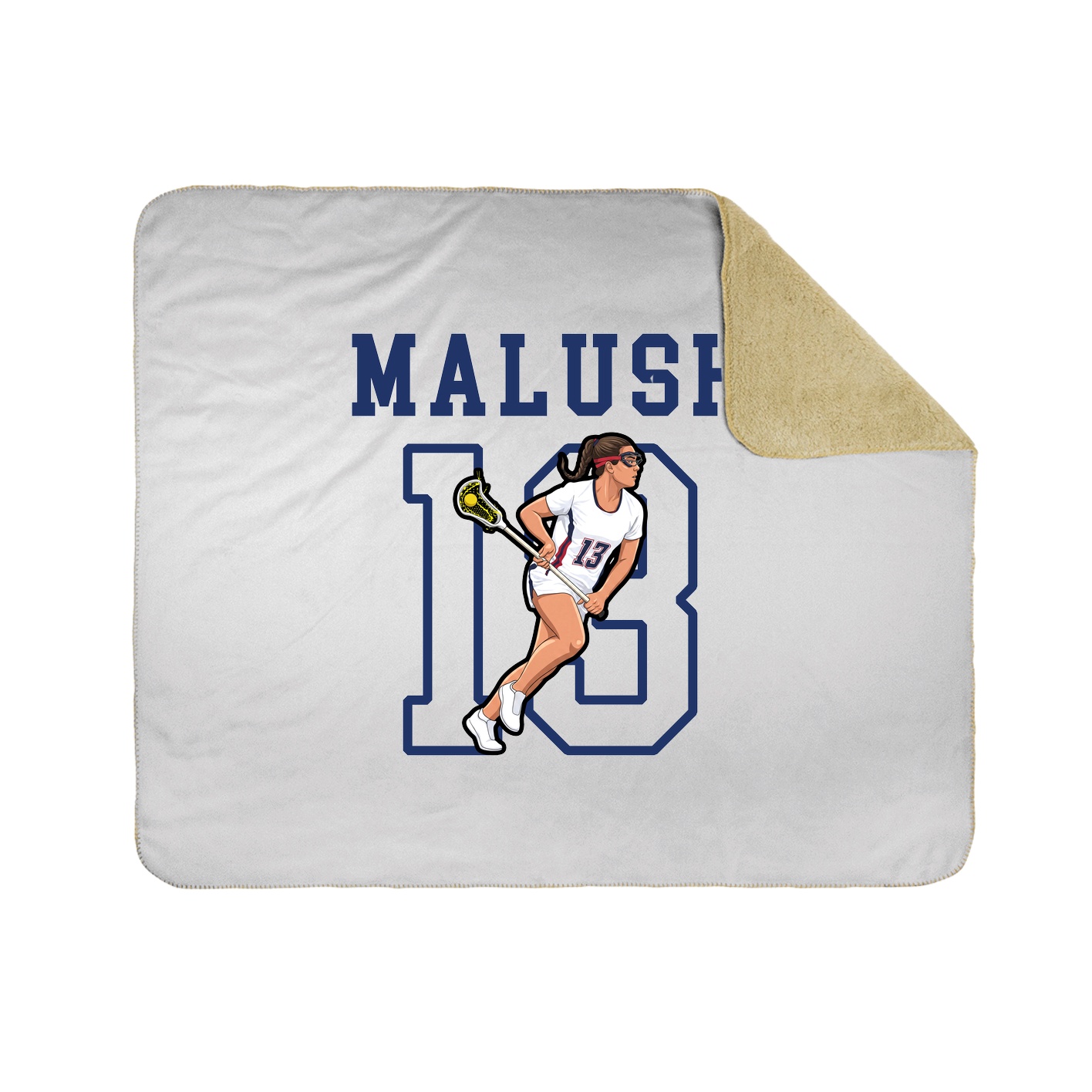 Throw Blanket — Shirsey in White