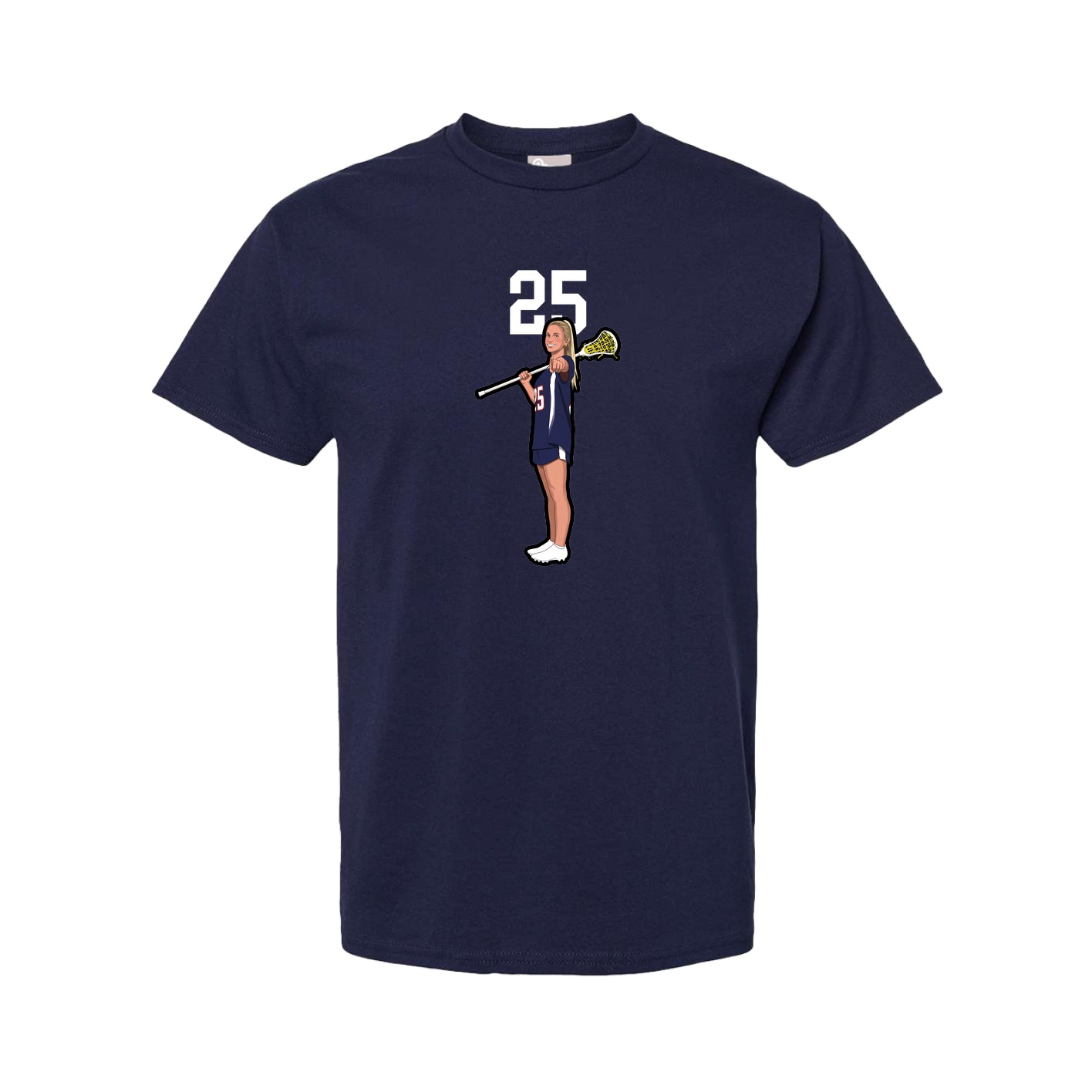 Tee — Number Top in Navy