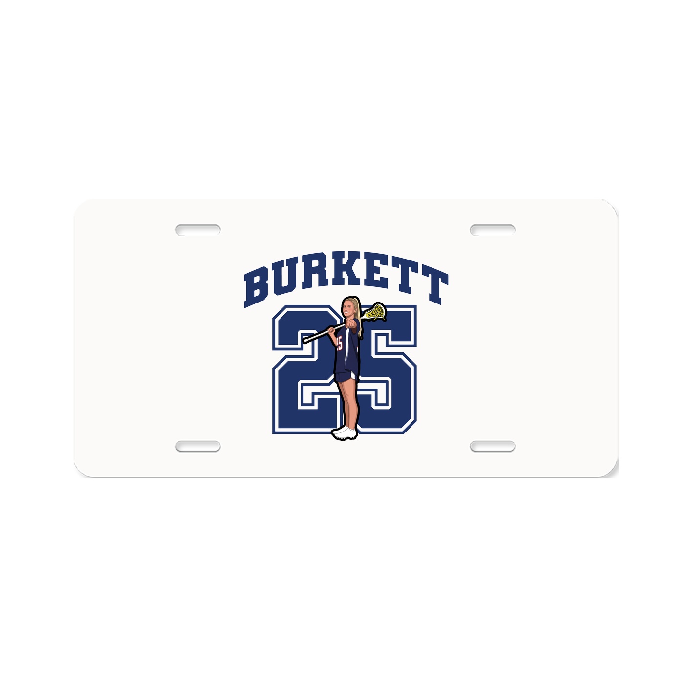 License Plate — Number in Classic