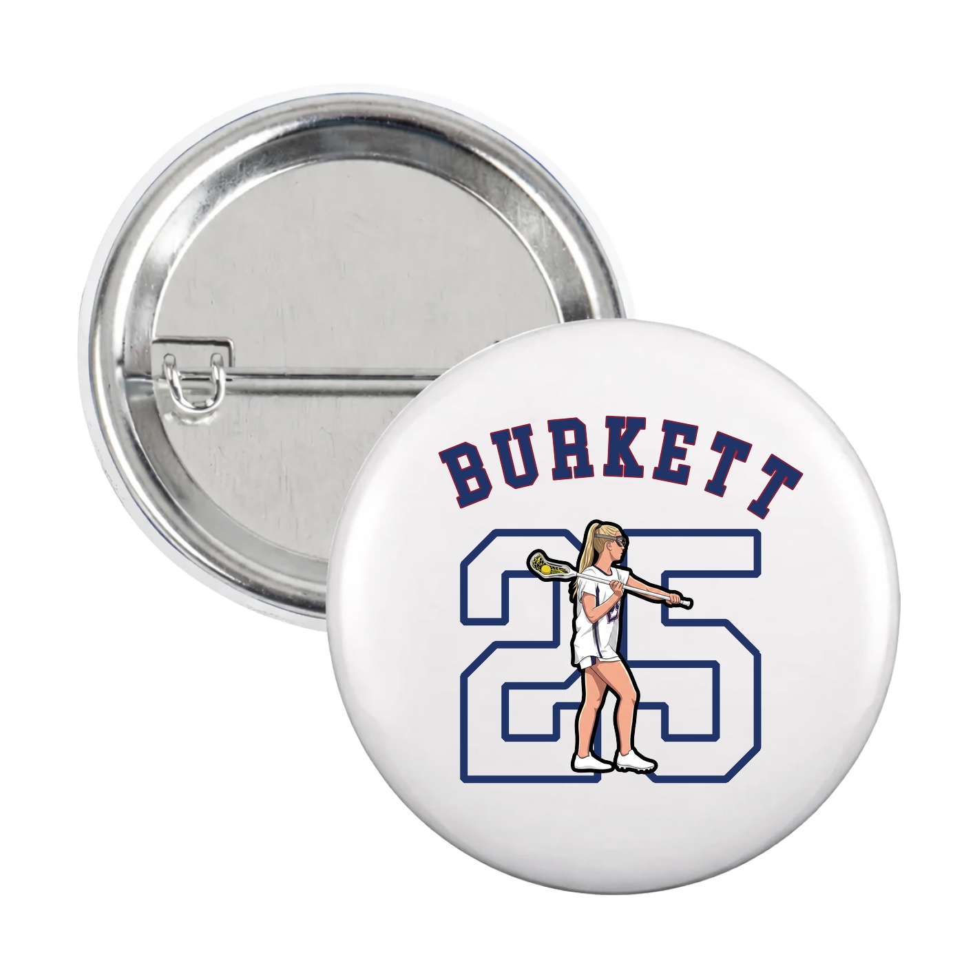 Game Day Button — Shirsey Arch in White