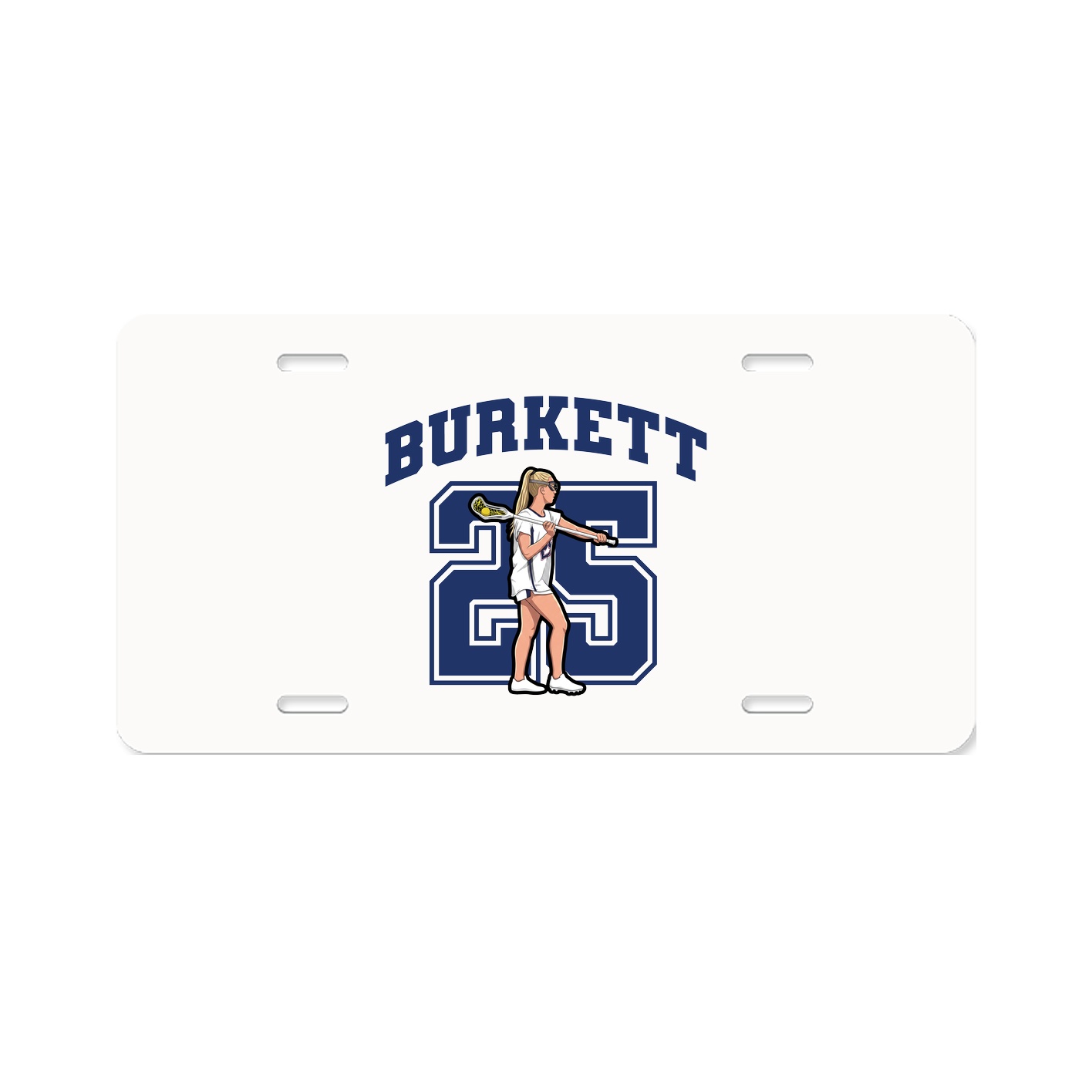 License Plate — Number in Classic