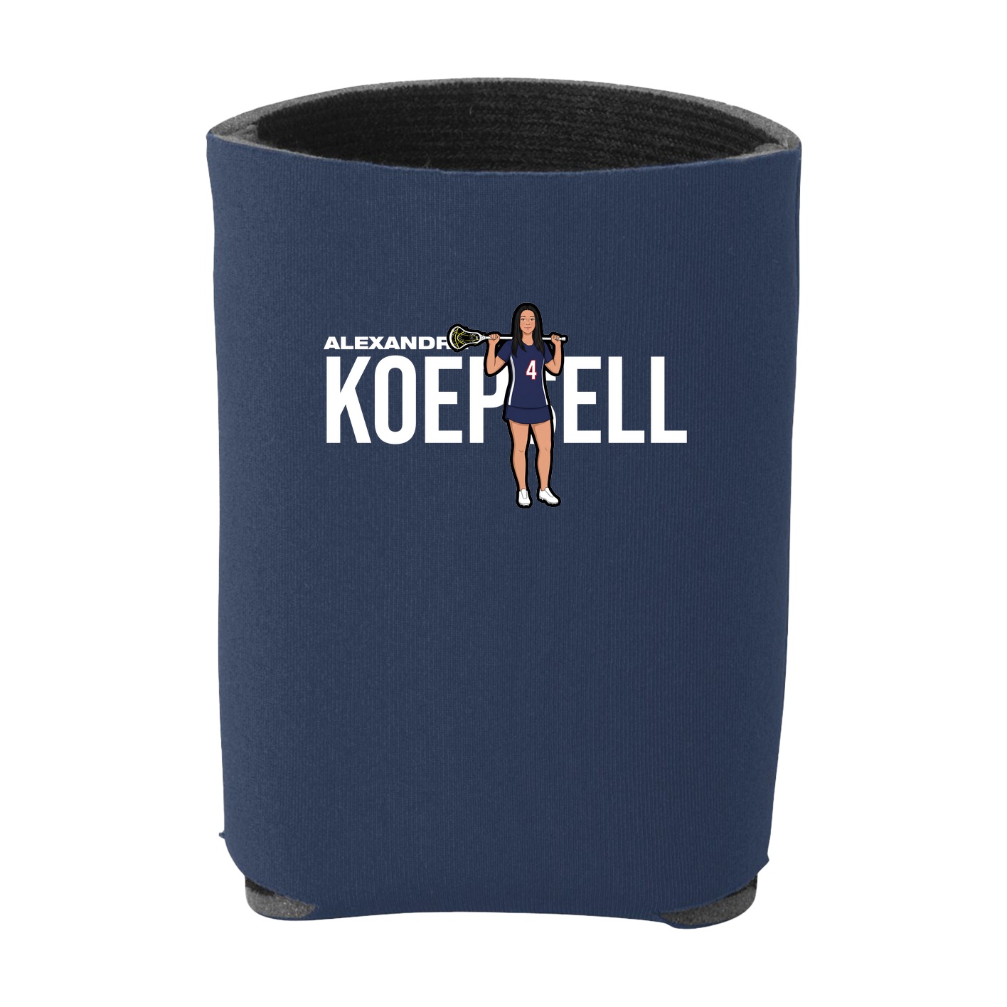Can Holder — Player Name in Navy