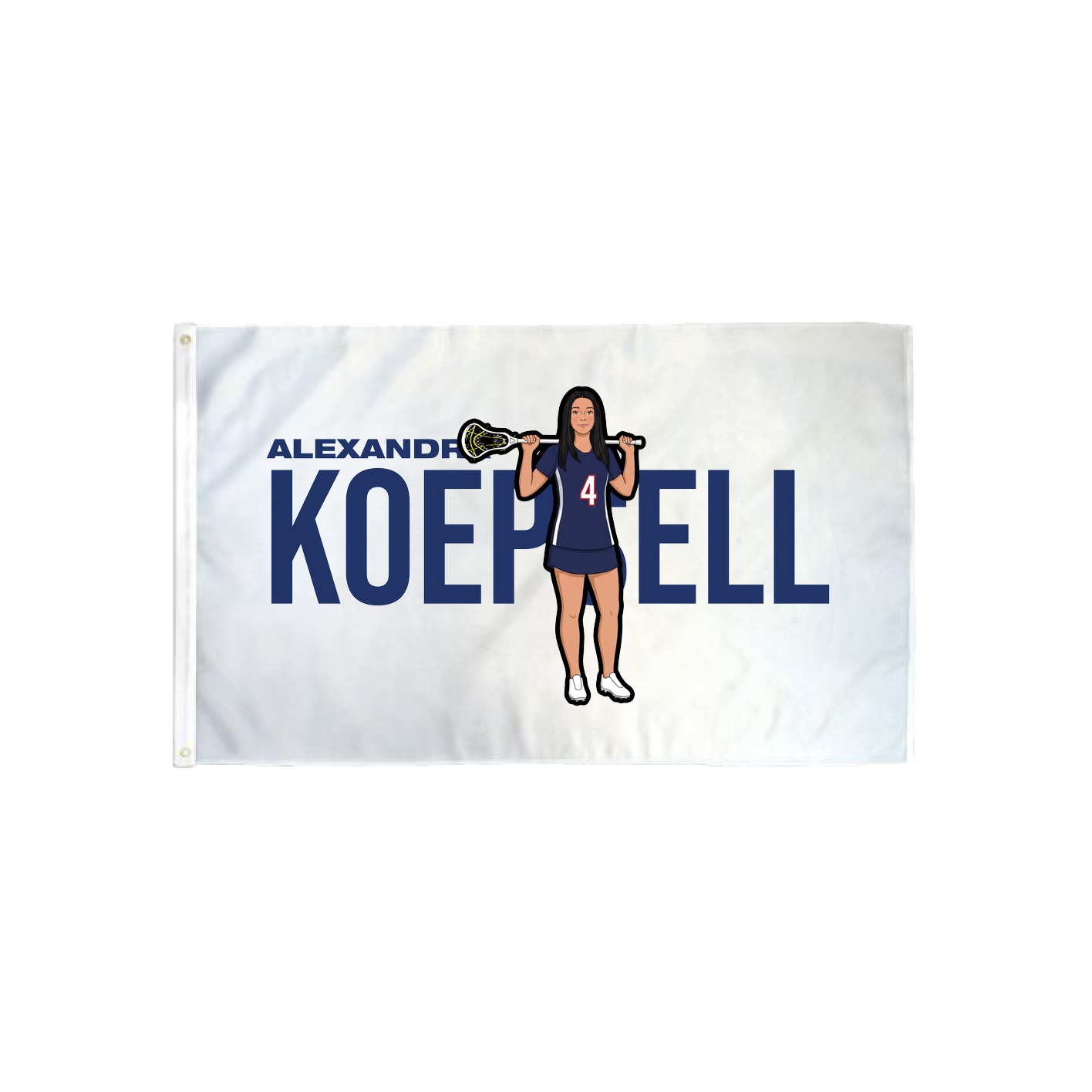 3x5 Flag — Player Name in Classic