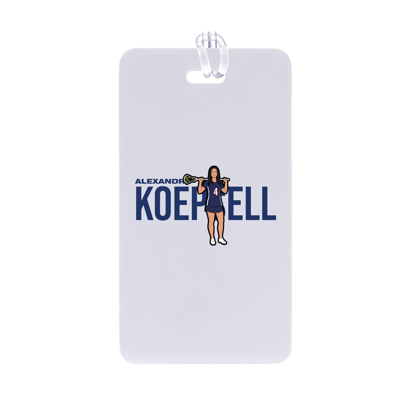 Bag Tag — Player Name in Classic