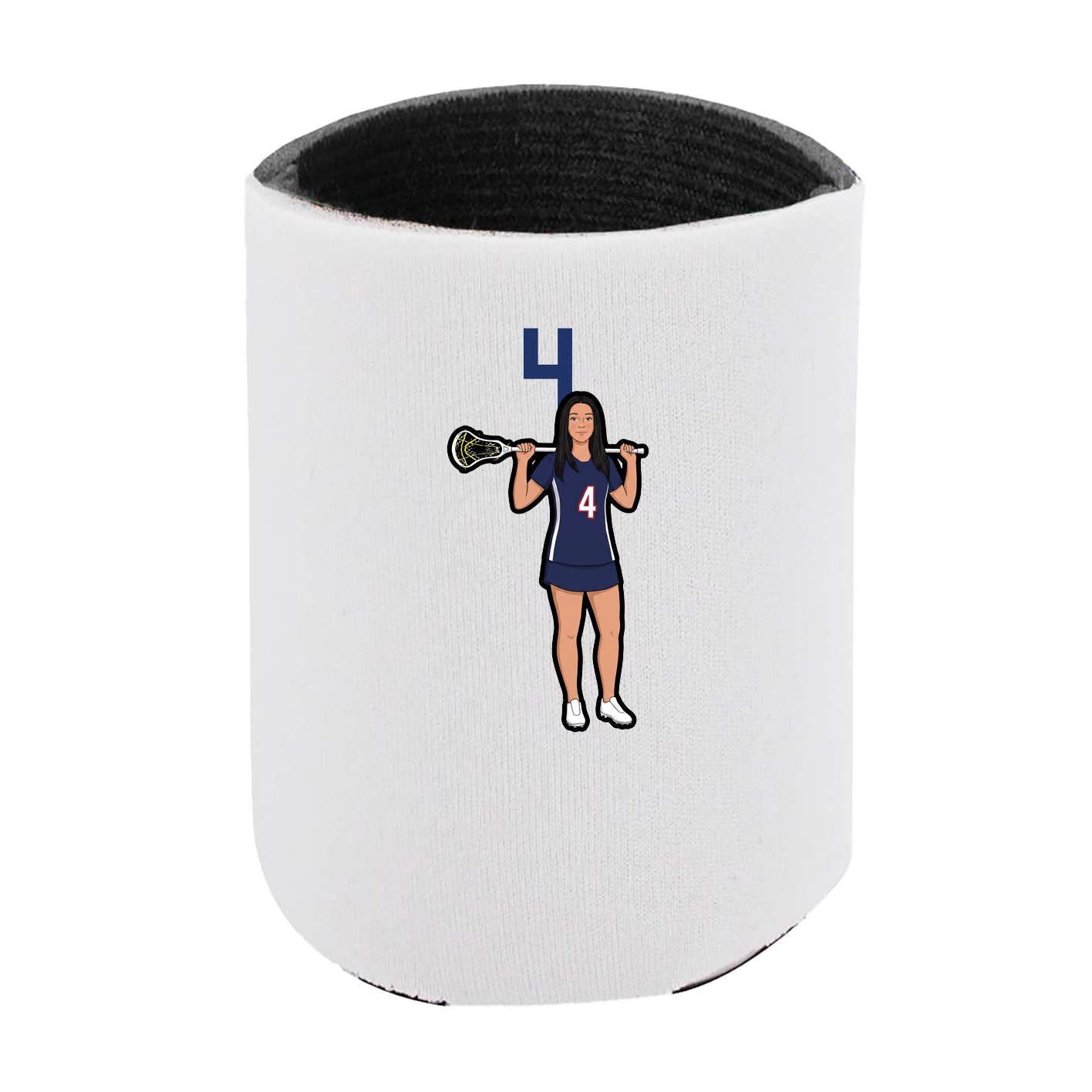 Can Holder — Number Top in White