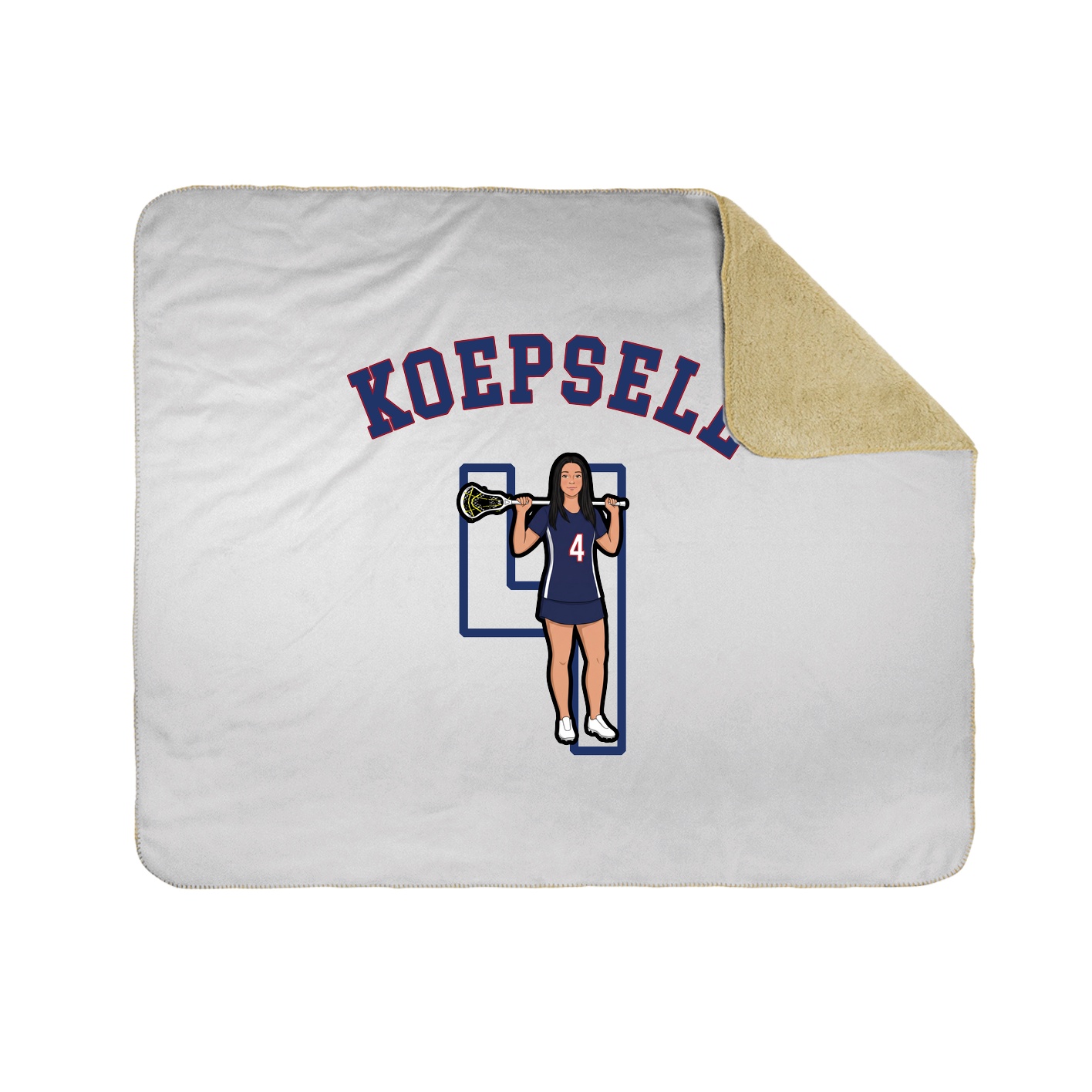 Throw Blanket — Shirsey Arch in White