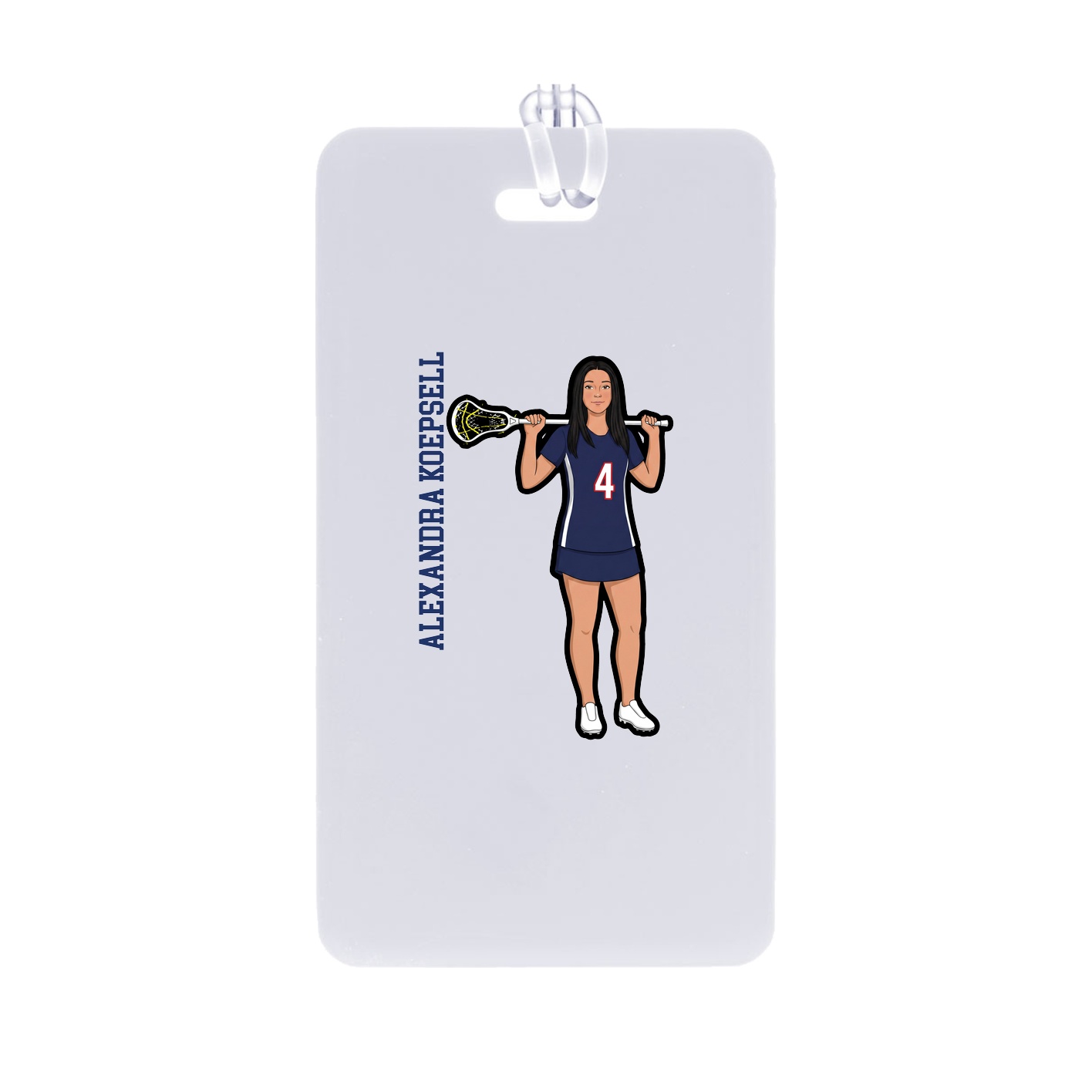 Bag Tag — Name Vertical in Classic