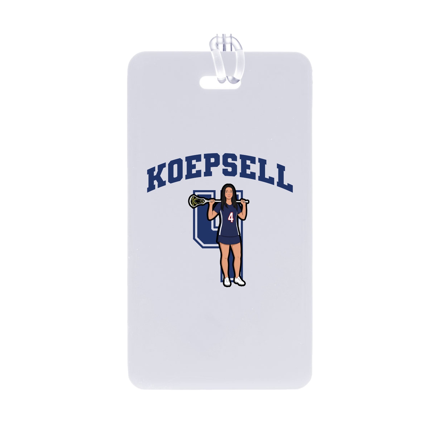 Bag Tag — Number in Classic