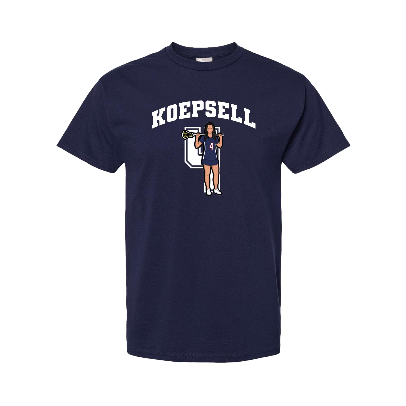 Tee — Number in Navy