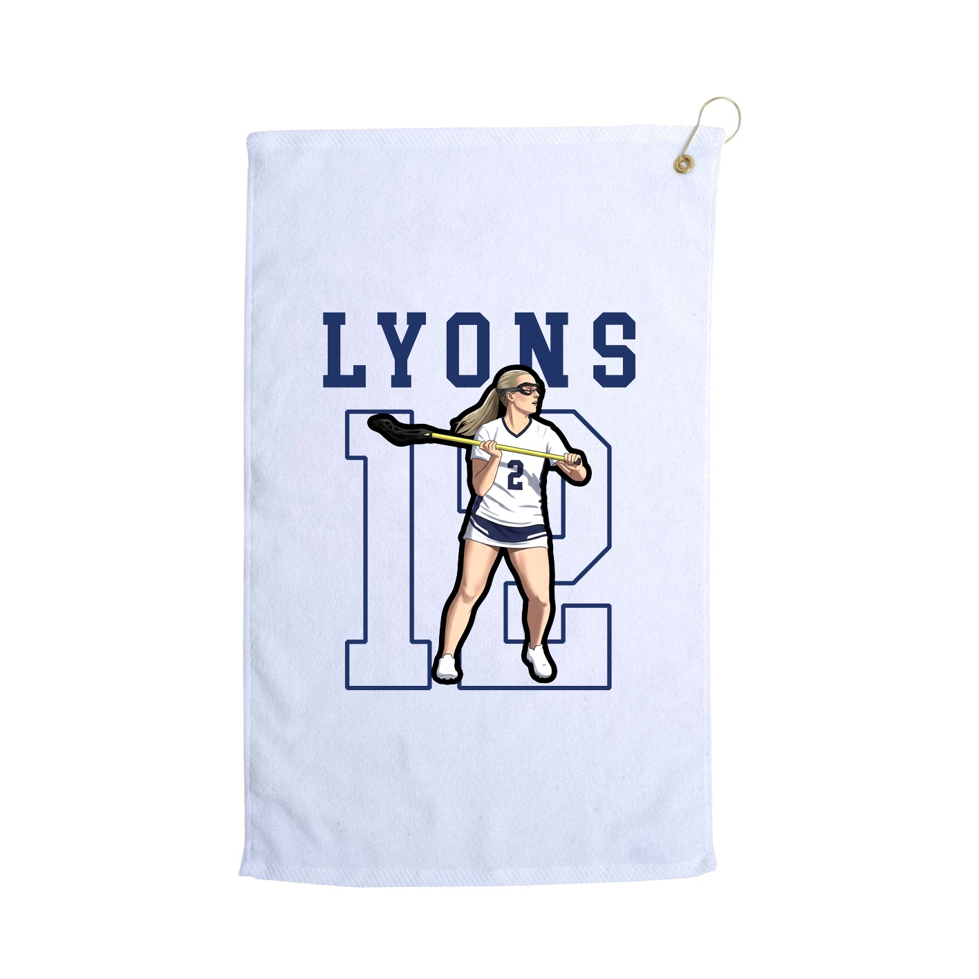 Golf Towel — Shirsey in White