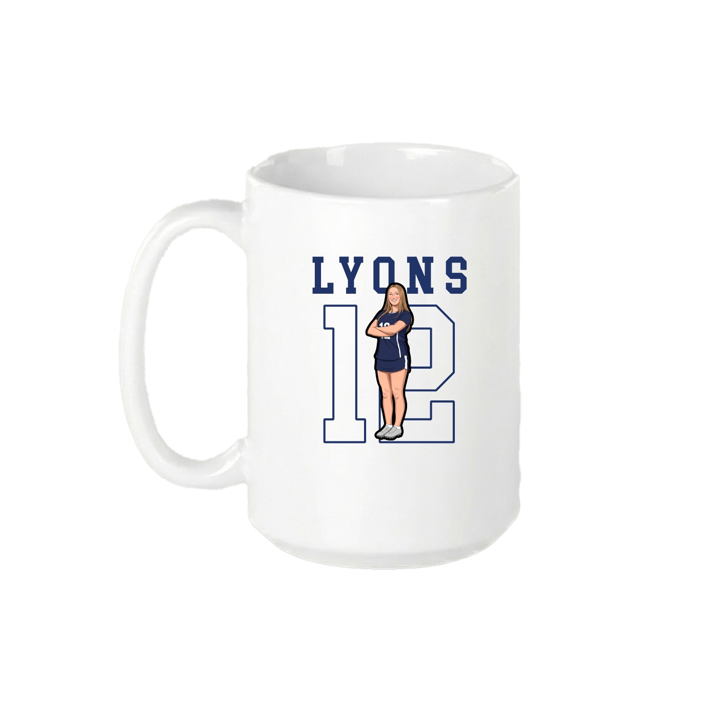 15oz Coffee Mug — Shirsey in White