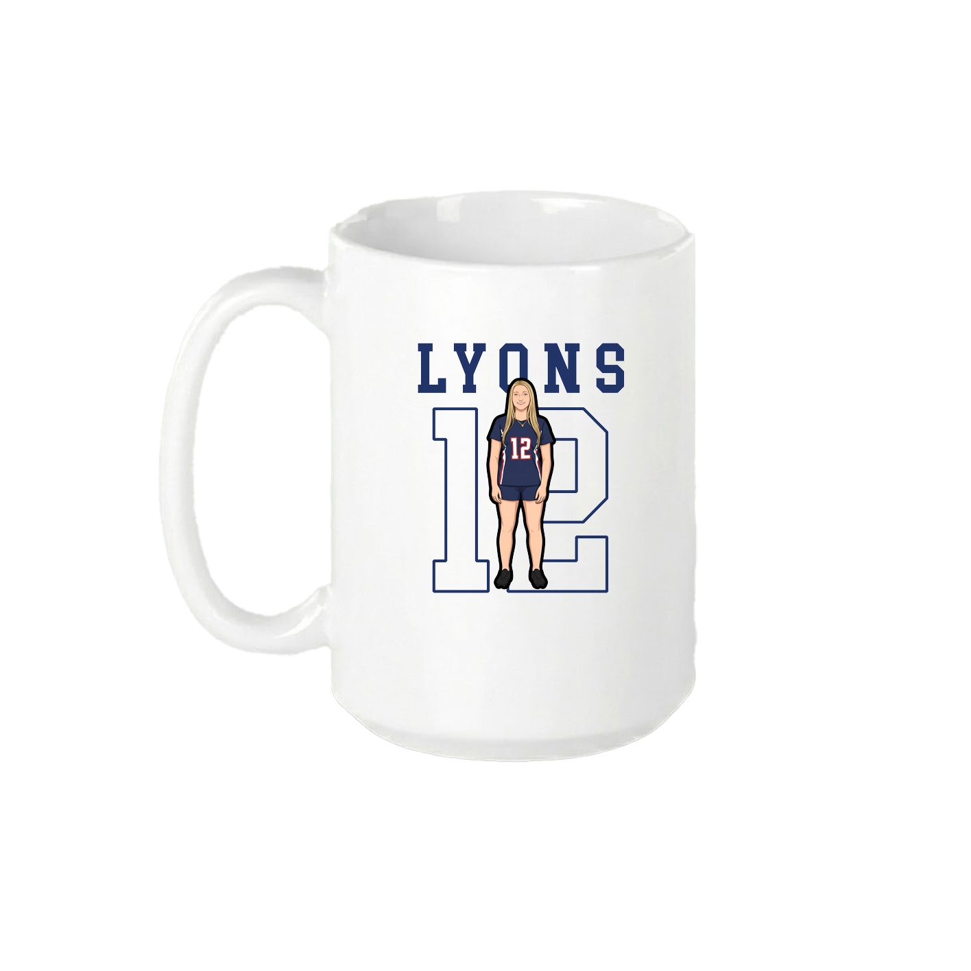 15oz Coffee Mug — Shirsey in White