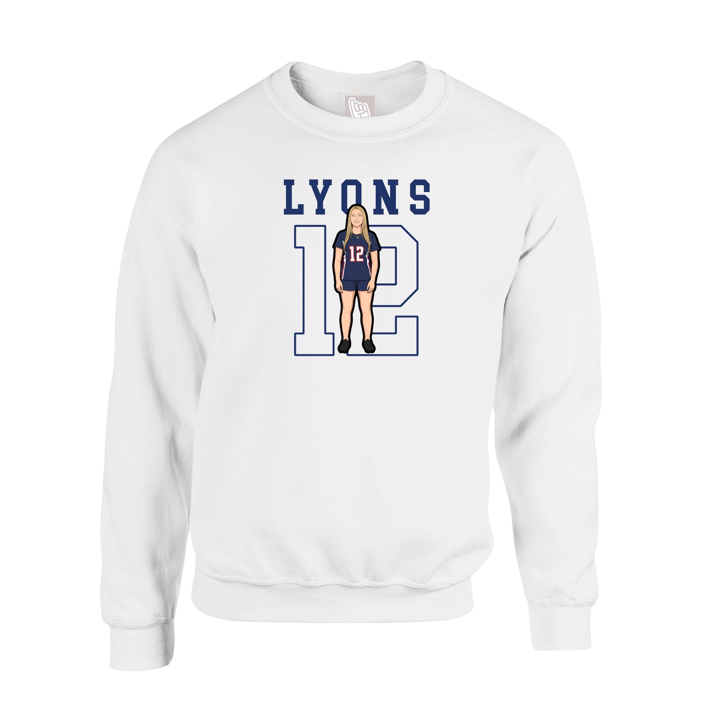 Fleece Crew — Shirsey in White