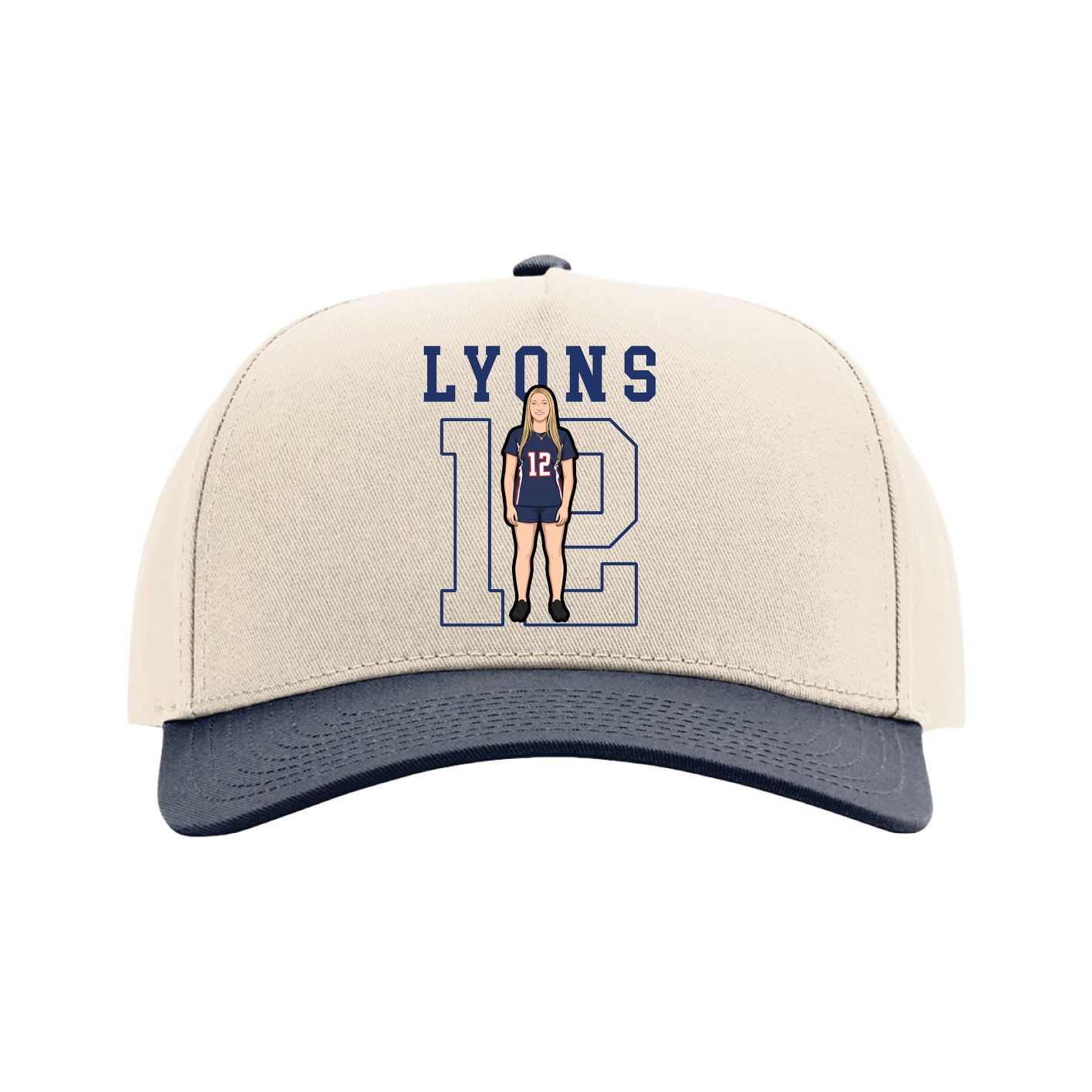 Full Fabric Five-Panel Champ Cap