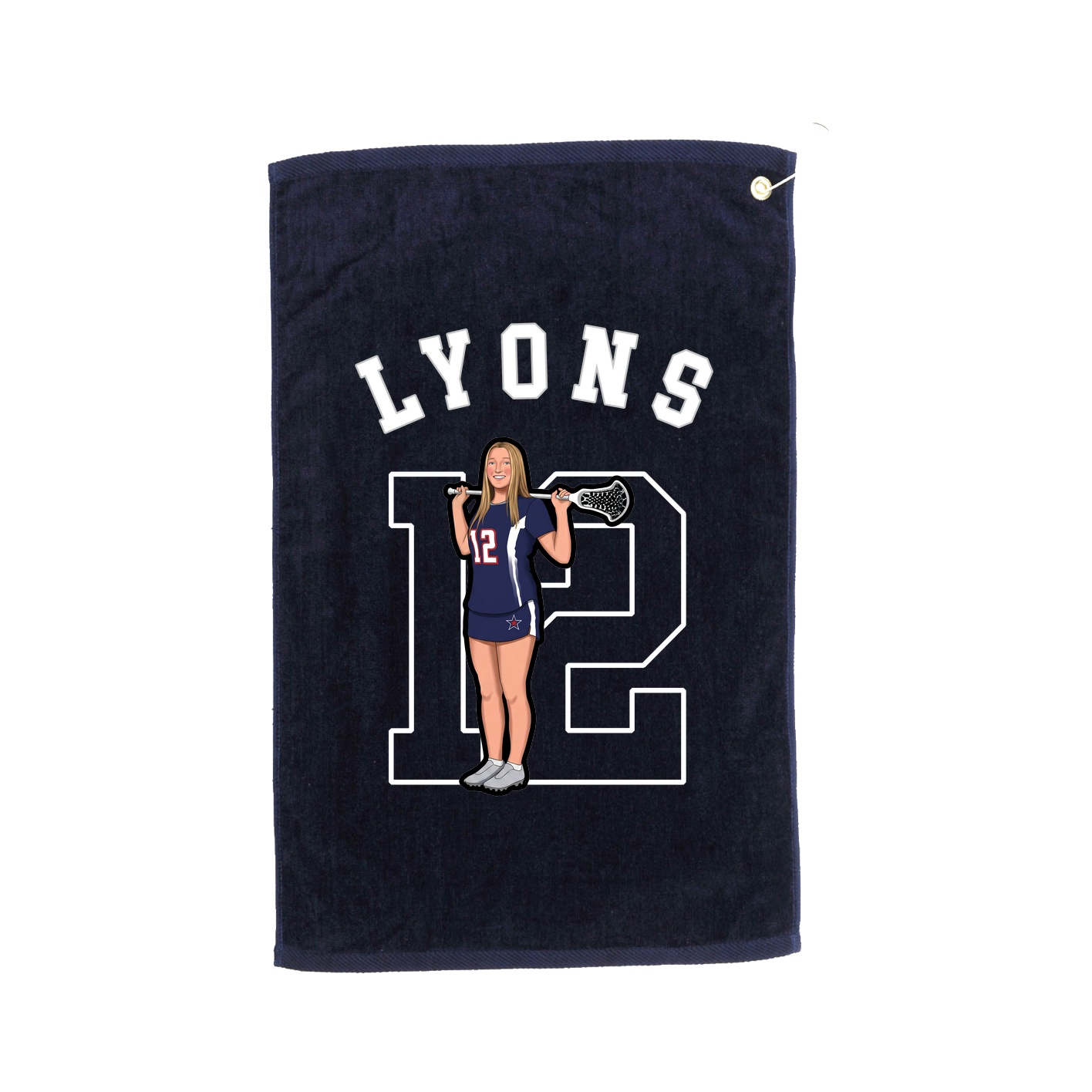 Golf Towel — Shirsey Arch in Navy