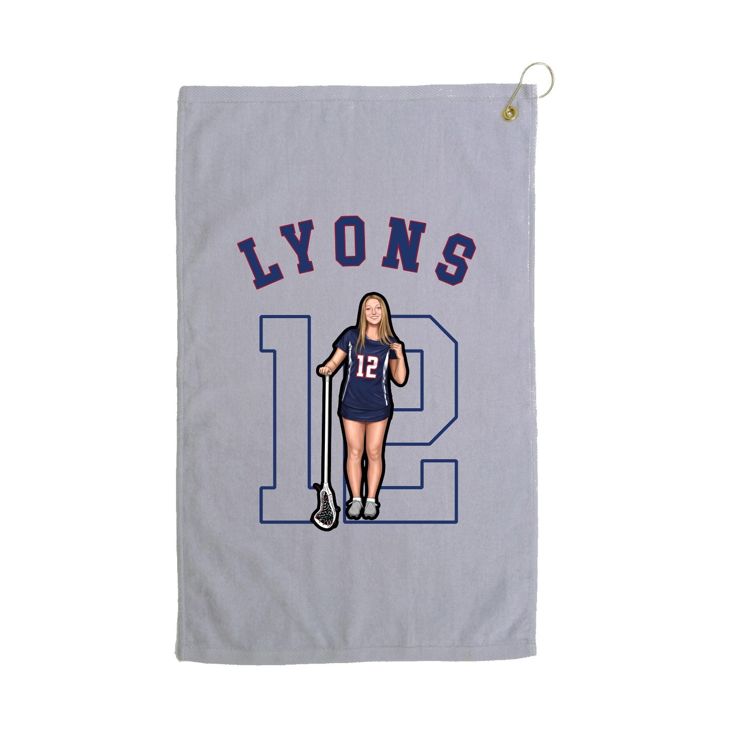 Golf Towel — Shirsey Arch in Grey